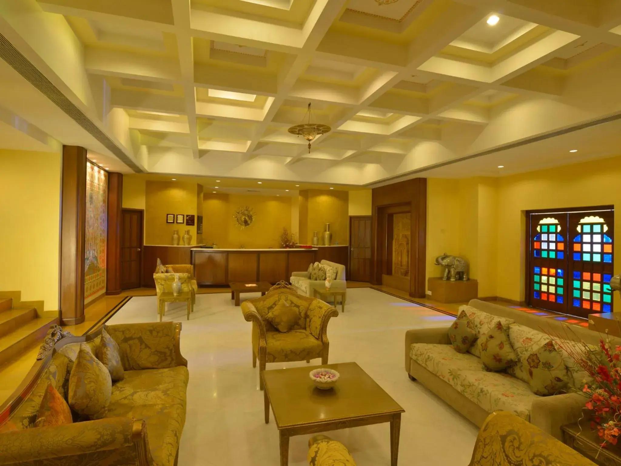 Lobby or reception in Club Mahindra Kumbhalgarh Lobby or reception in Club Mahindra Kumbhalgarh
