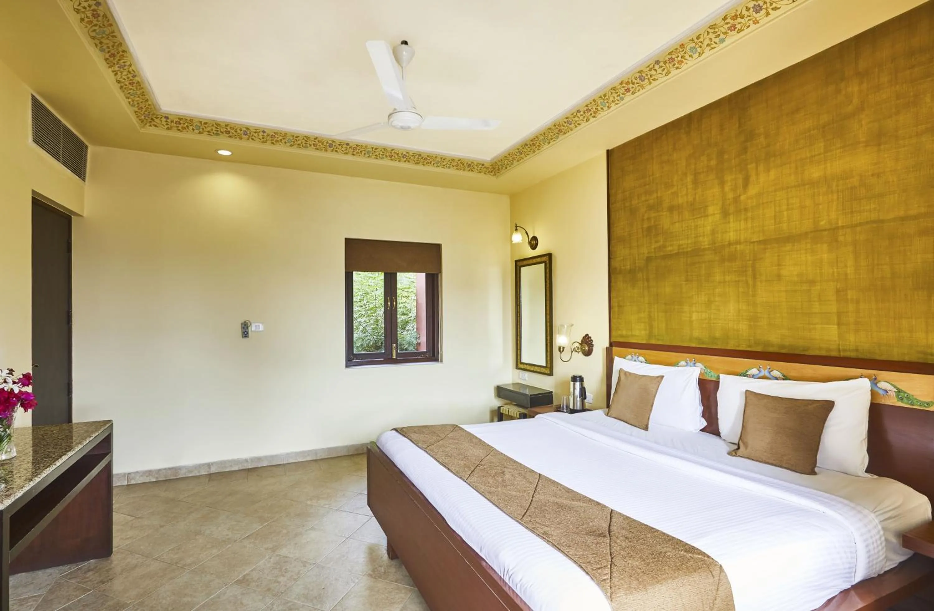 Bed in Club Mahindra Kumbhalgarh