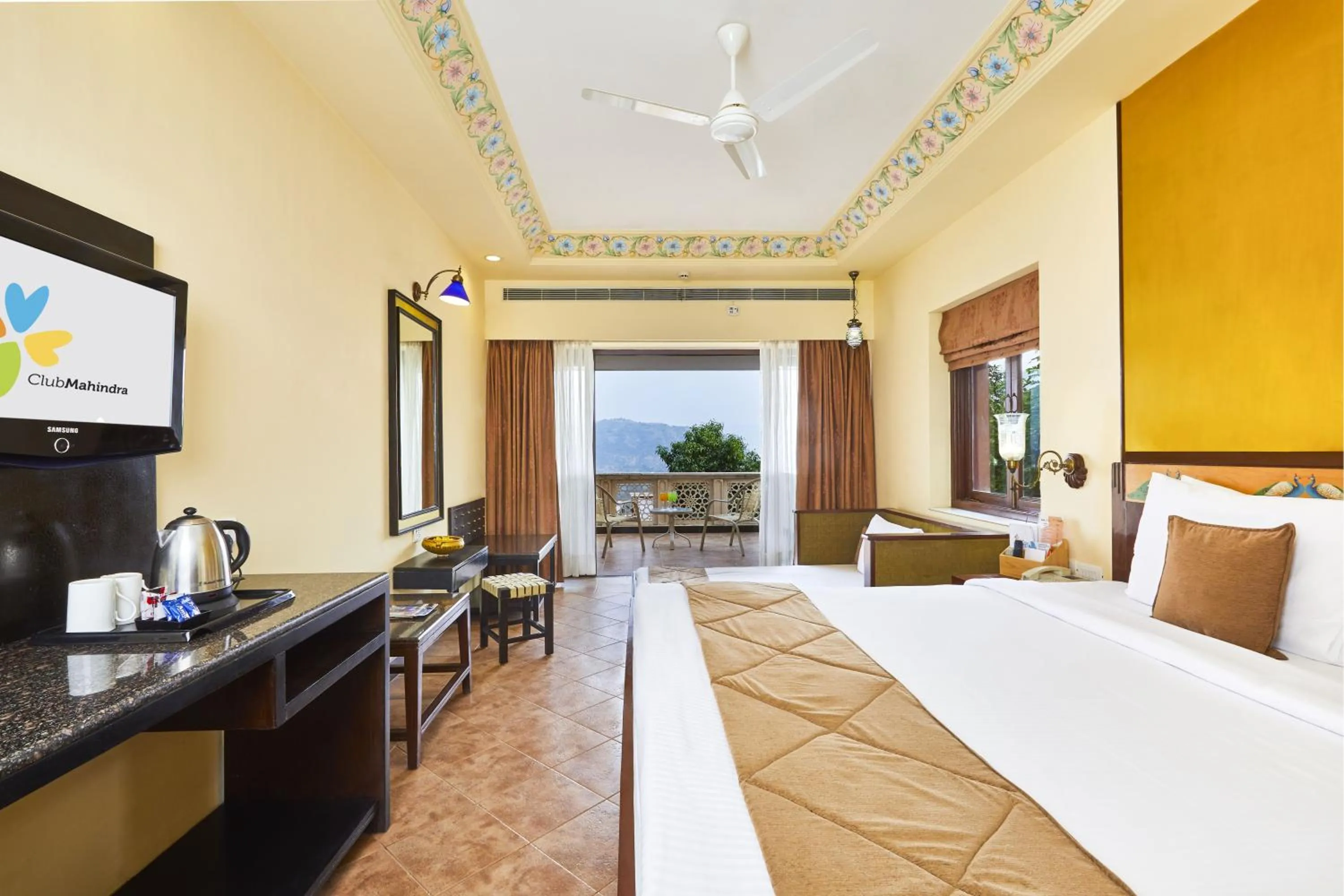 Bed in Club Mahindra Kumbhalgarh
