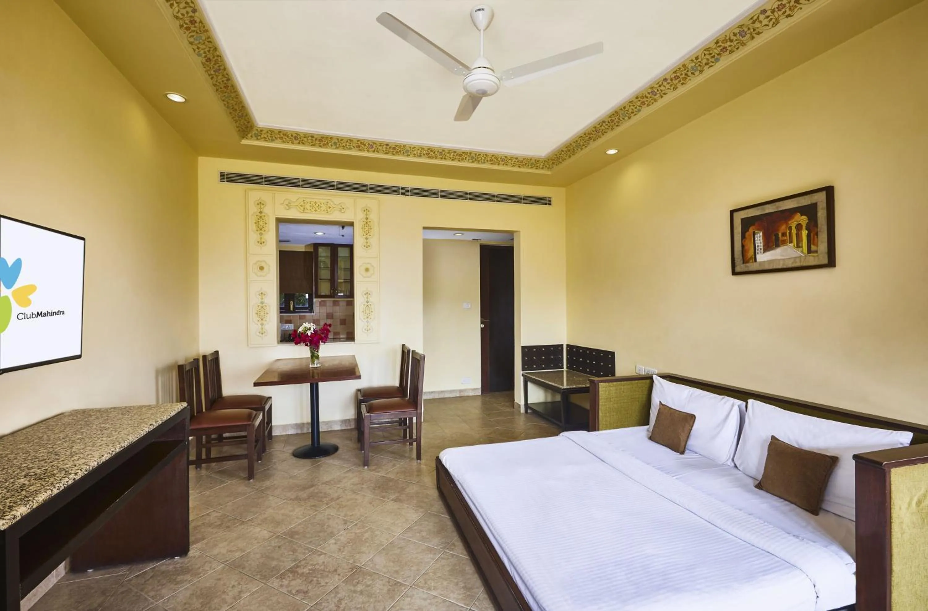 Bed in Club Mahindra Kumbhalgarh