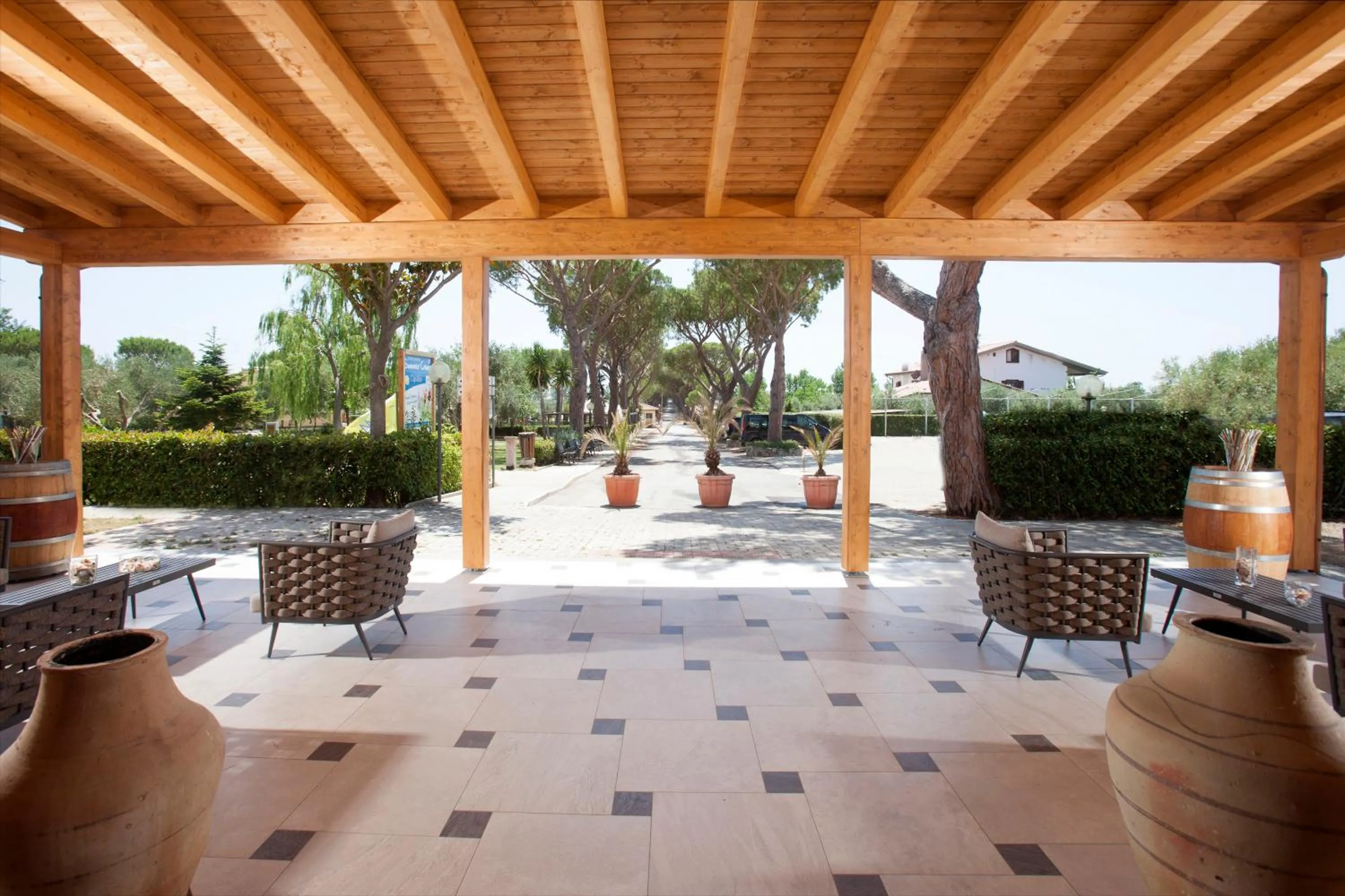 Lobby or reception in Resort Capalbio