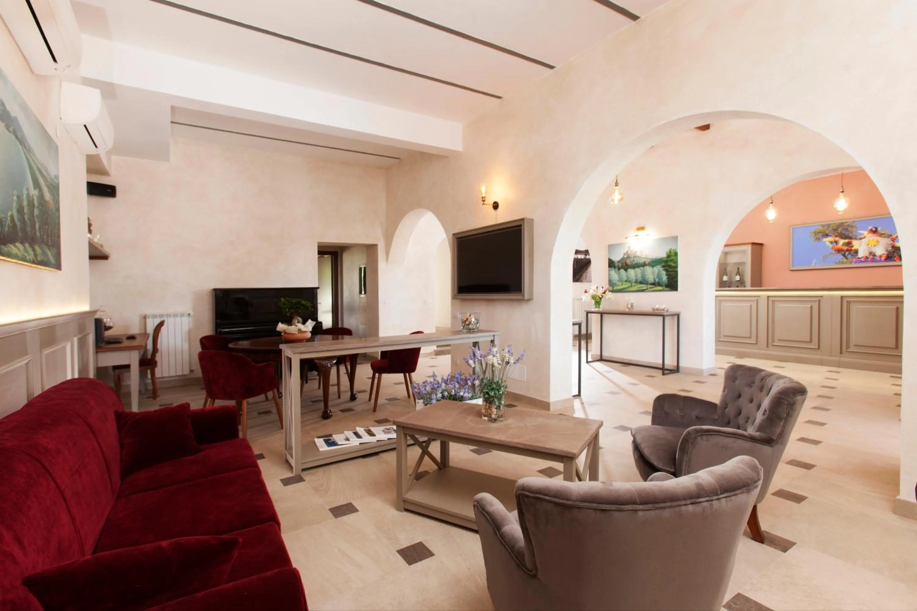 Lobby or reception in Resort Capalbio