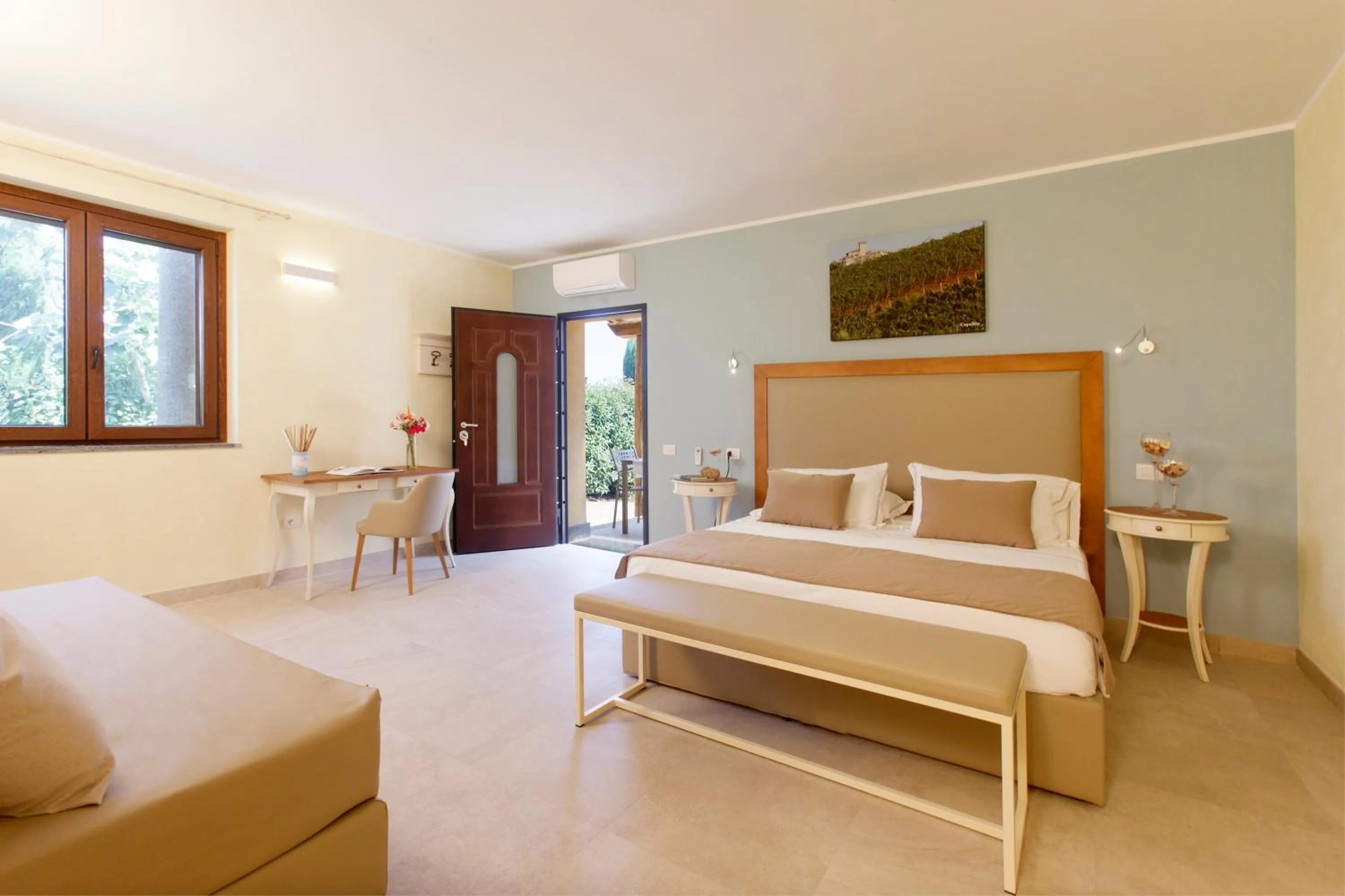 Bedroom, Bed in Resort Capalbio