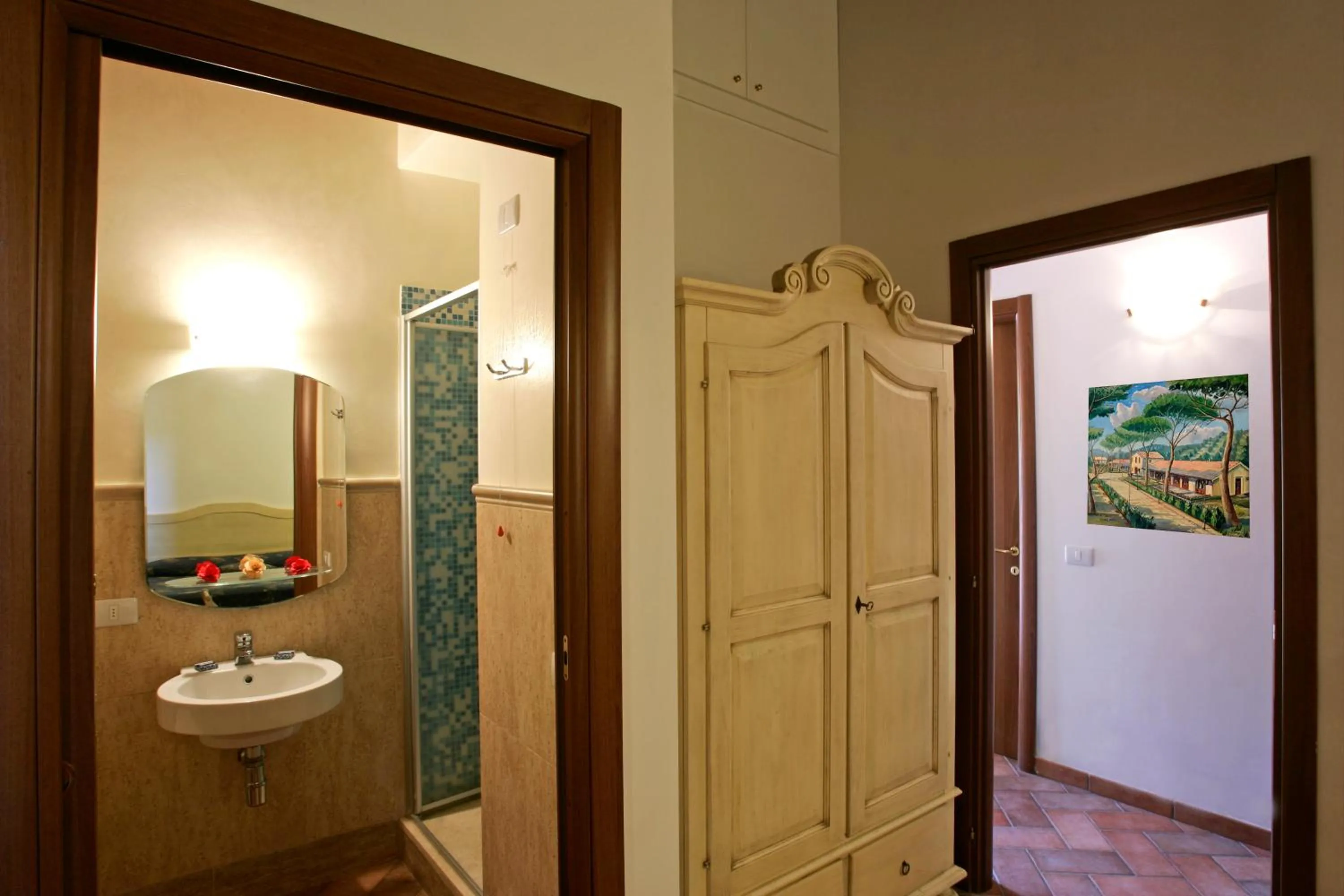 Bathroom in Resort Capalbio