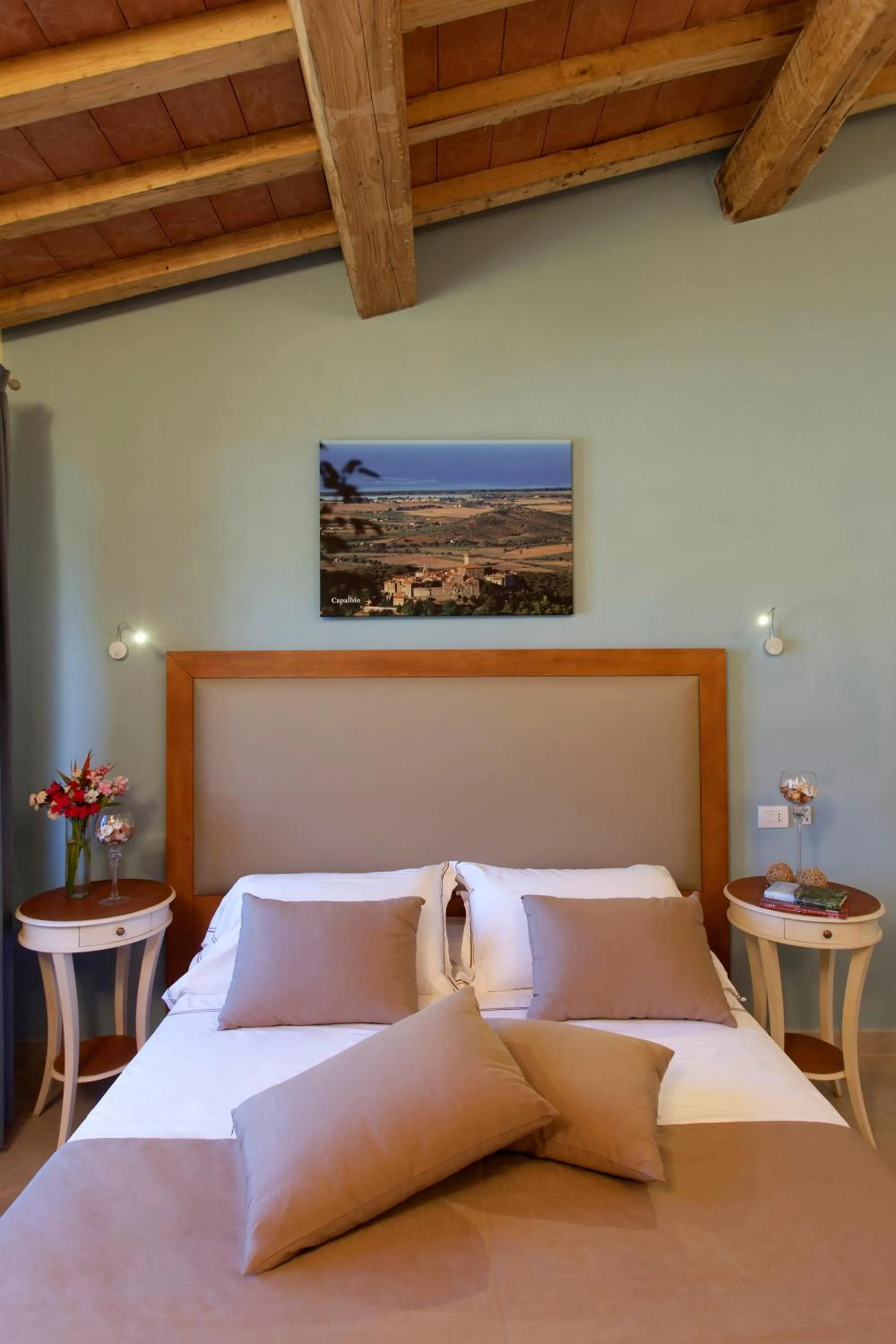 Bedroom, Bed in Resort Capalbio