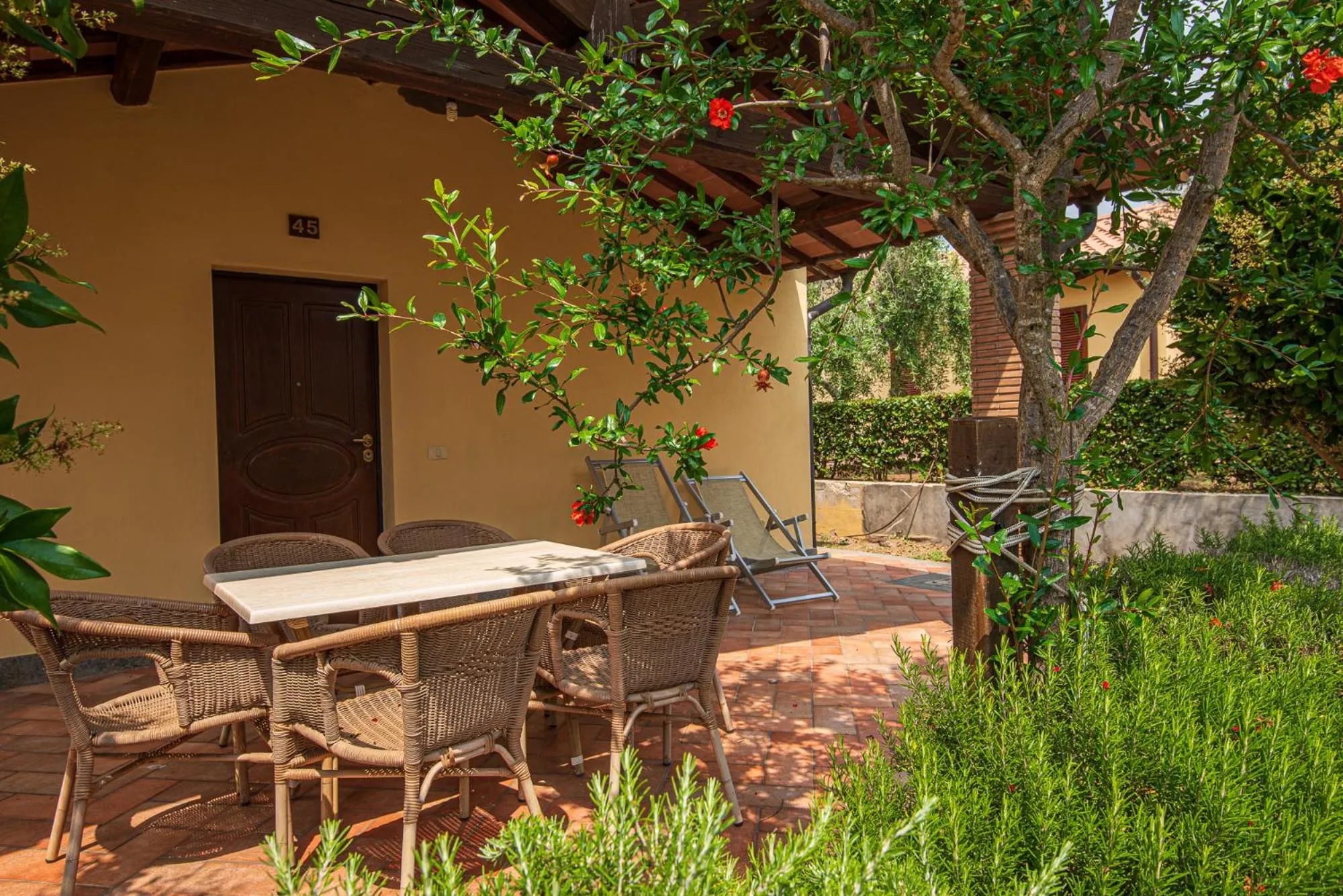 Patio in Resort Capalbio