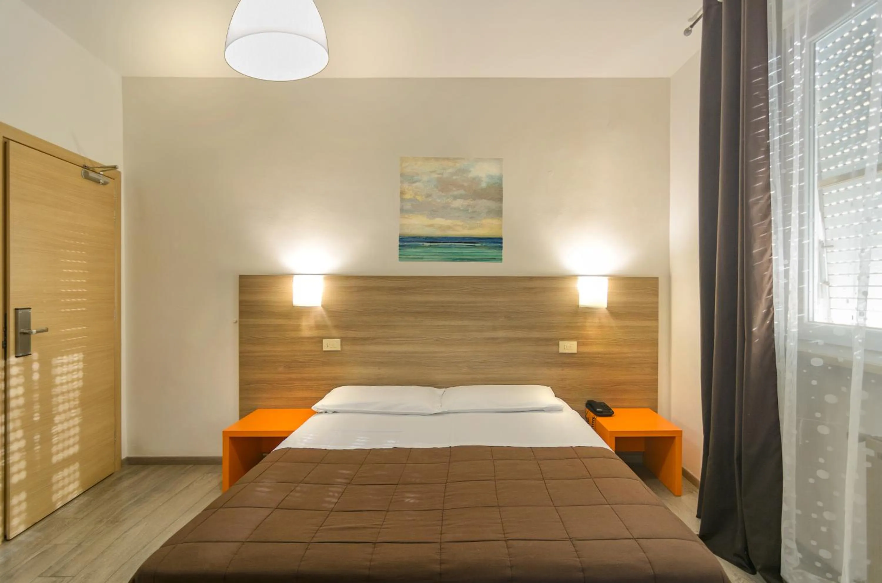 Bed in Hotel Capitol