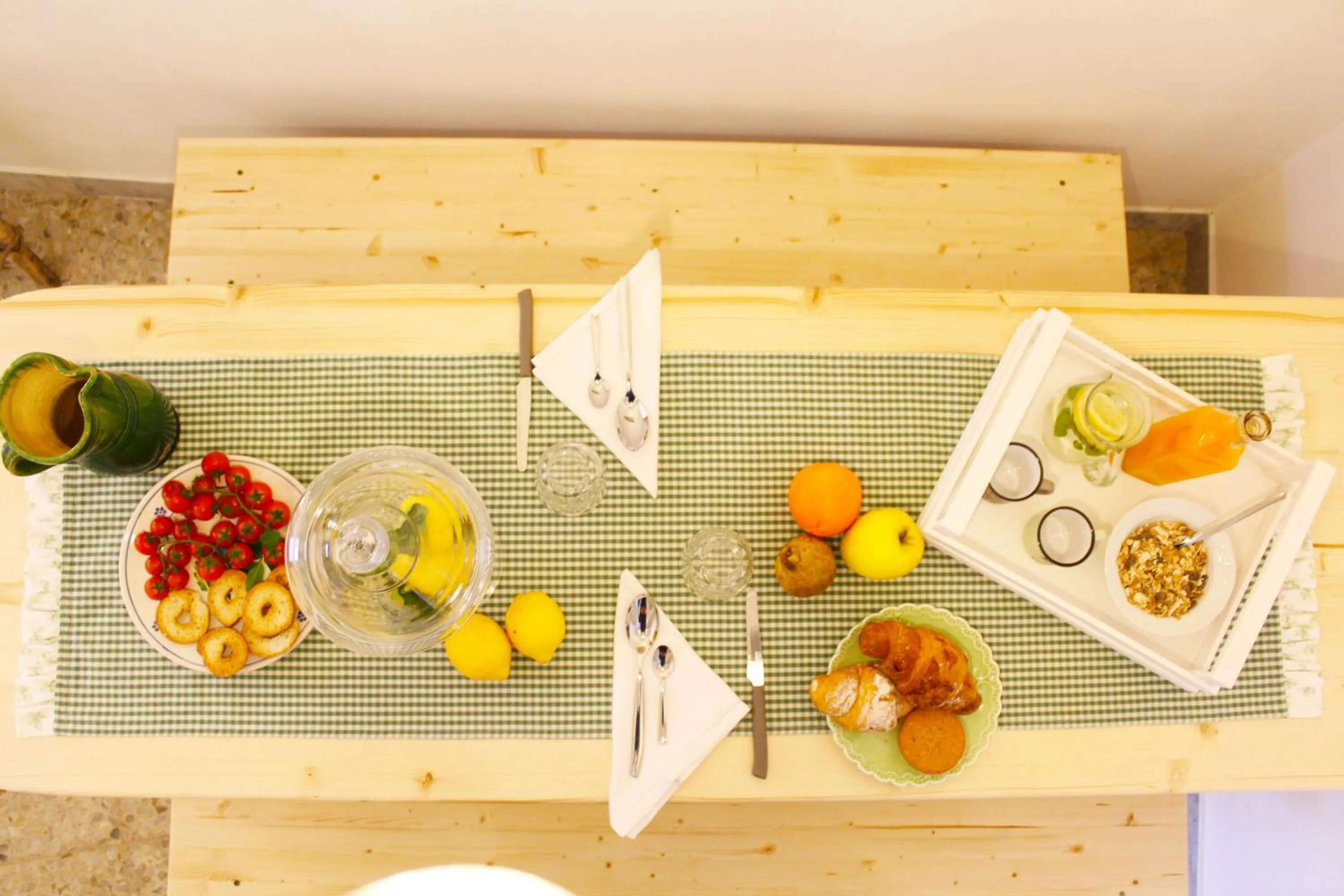 Food and drinks in Trulli Antica Fonte