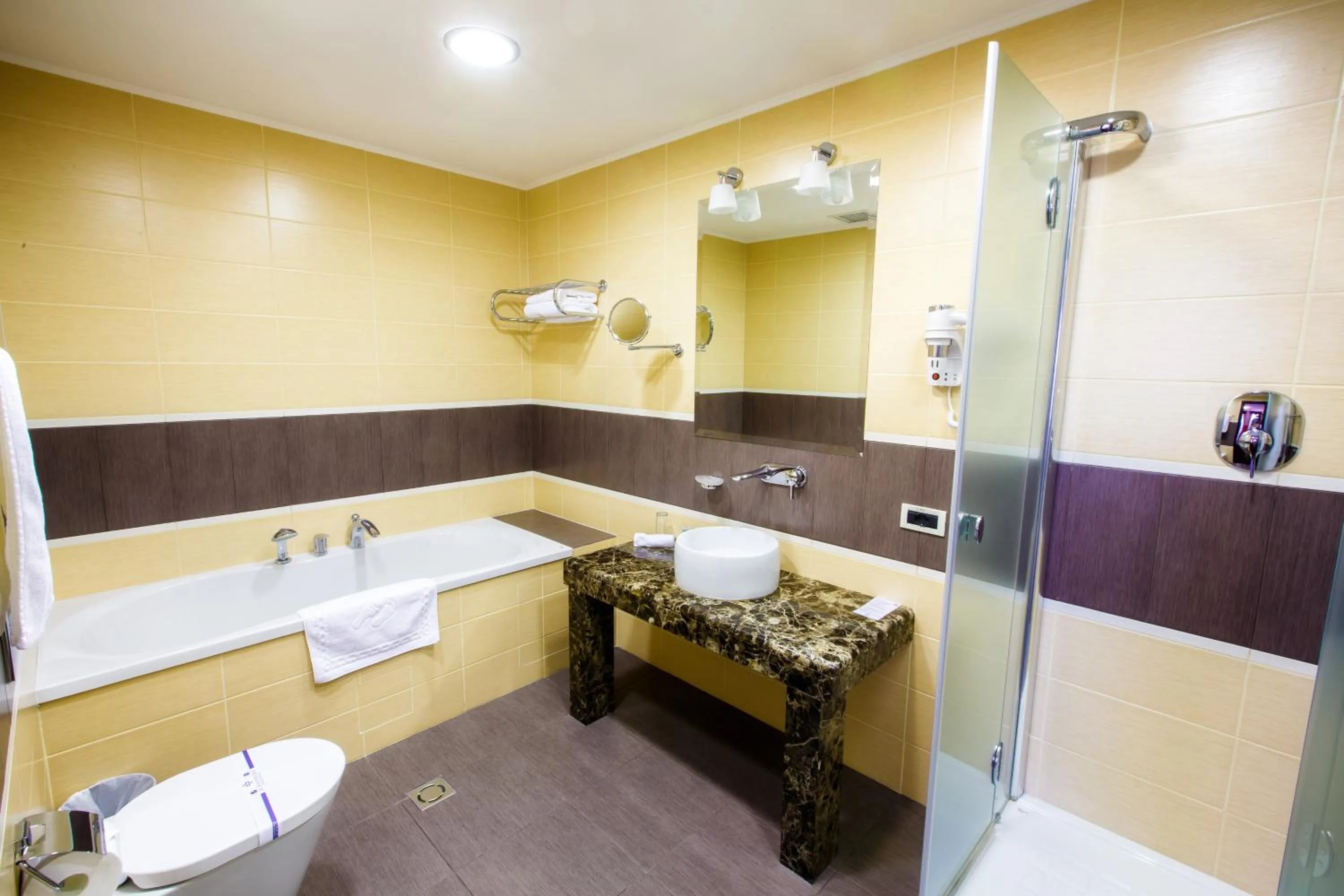 Shower in Menorah Hotel