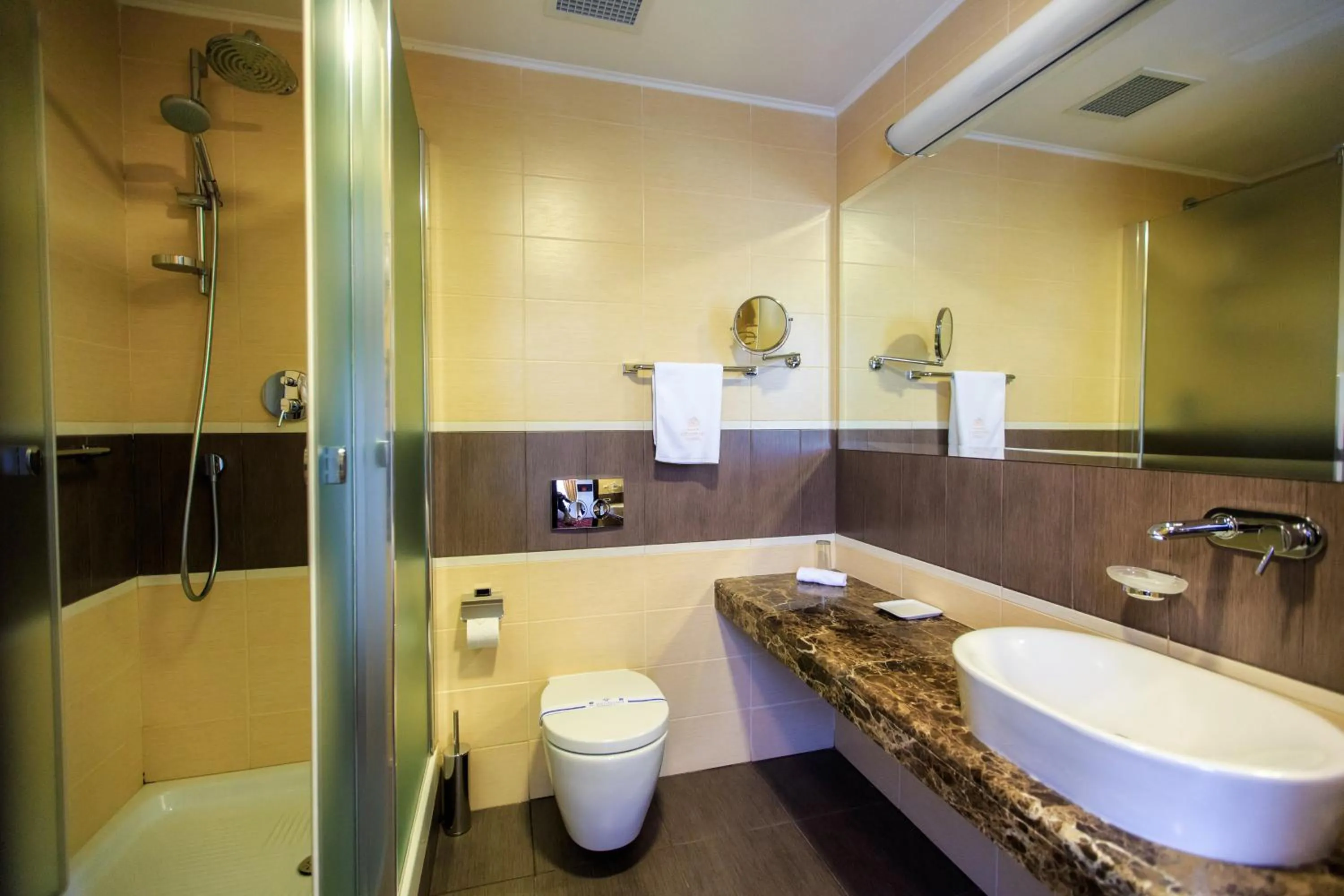 Shower in Menorah Hotel