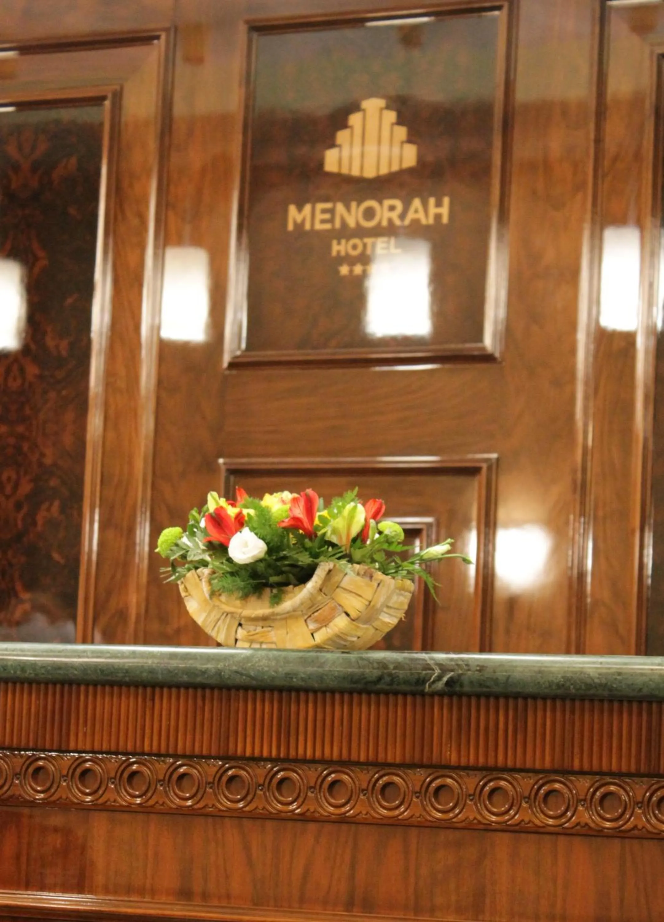 Lobby or reception in Menorah Hotel