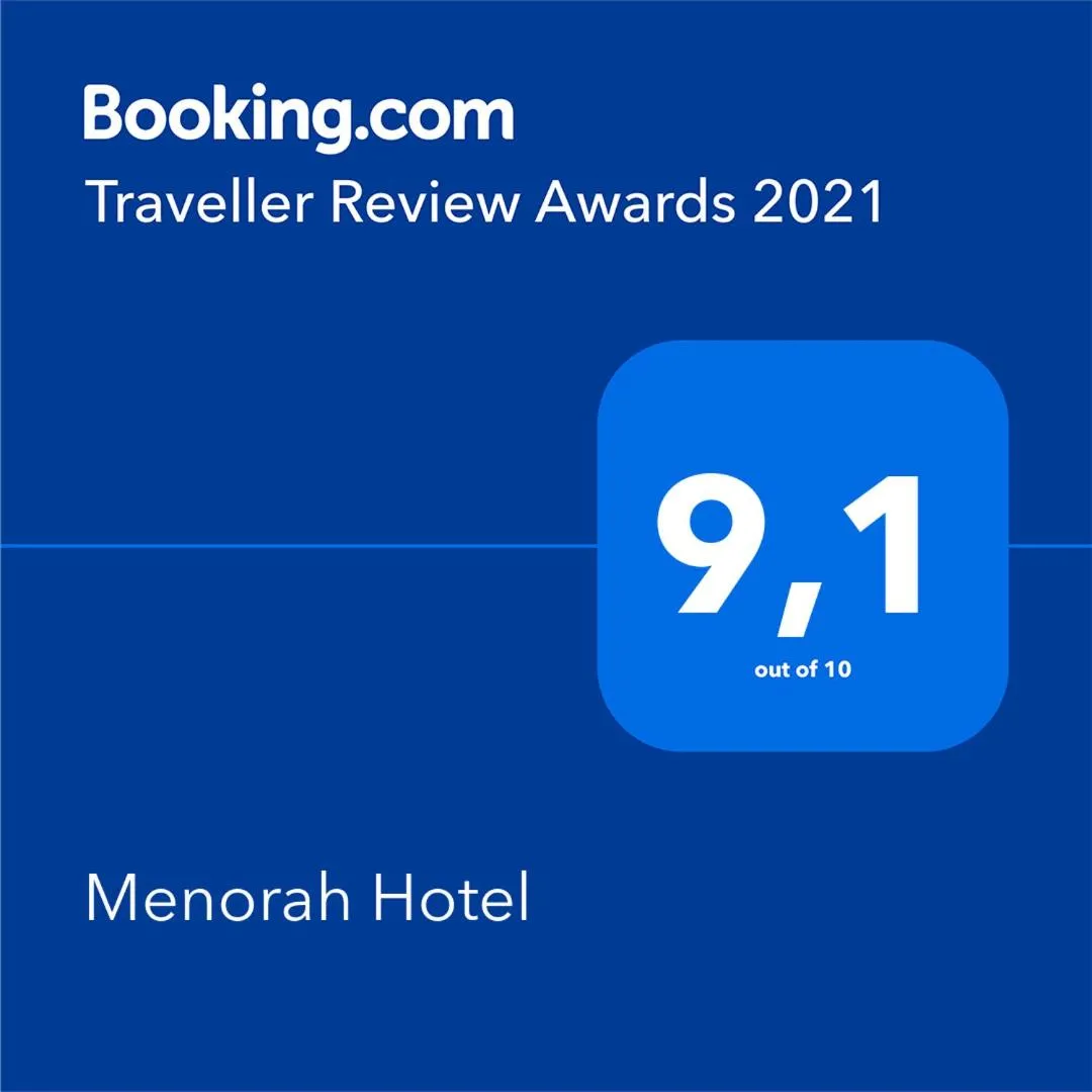 Logo/Certificate/Sign in Menorah Hotel