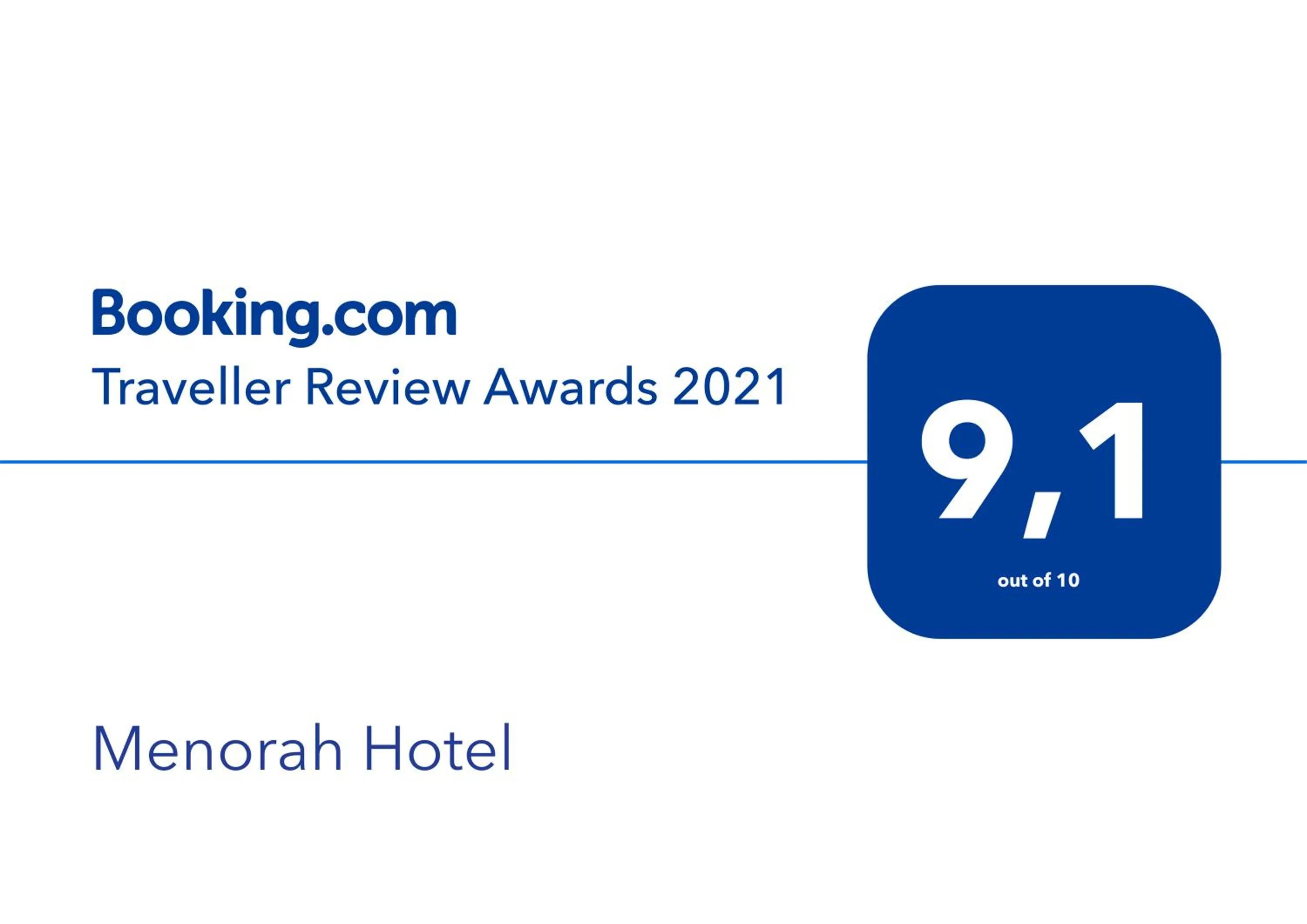 Logo/Certificate/Sign in Menorah Hotel