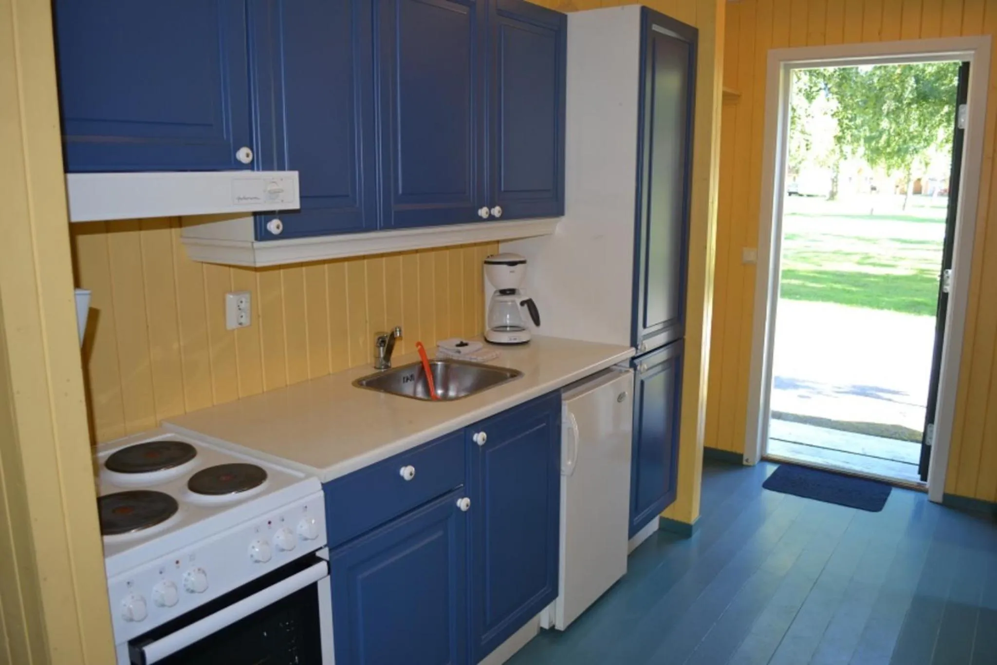 Kitchen or kitchenette in Lærdal Ferie- og Fritidspark