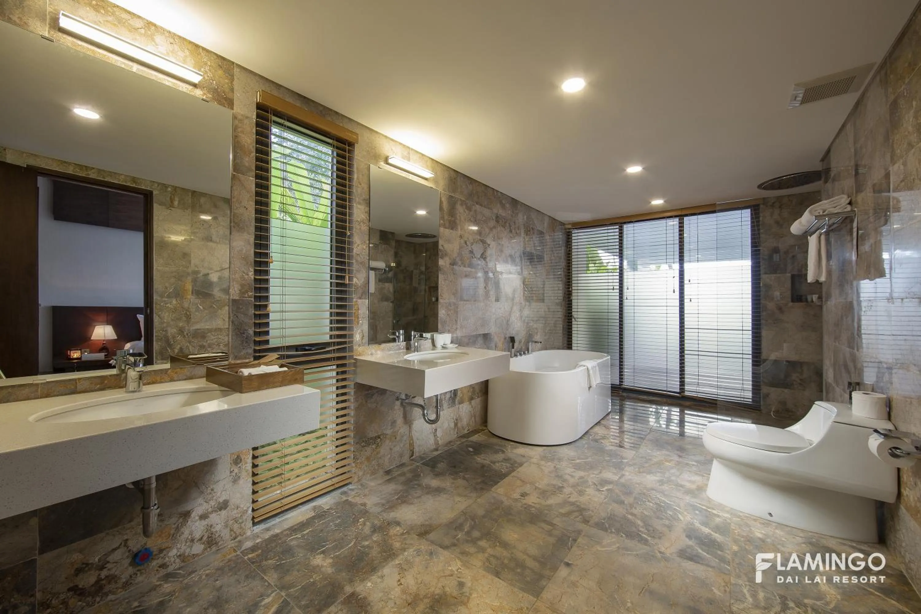 Bathroom in Flamingo Dai Lai Resort