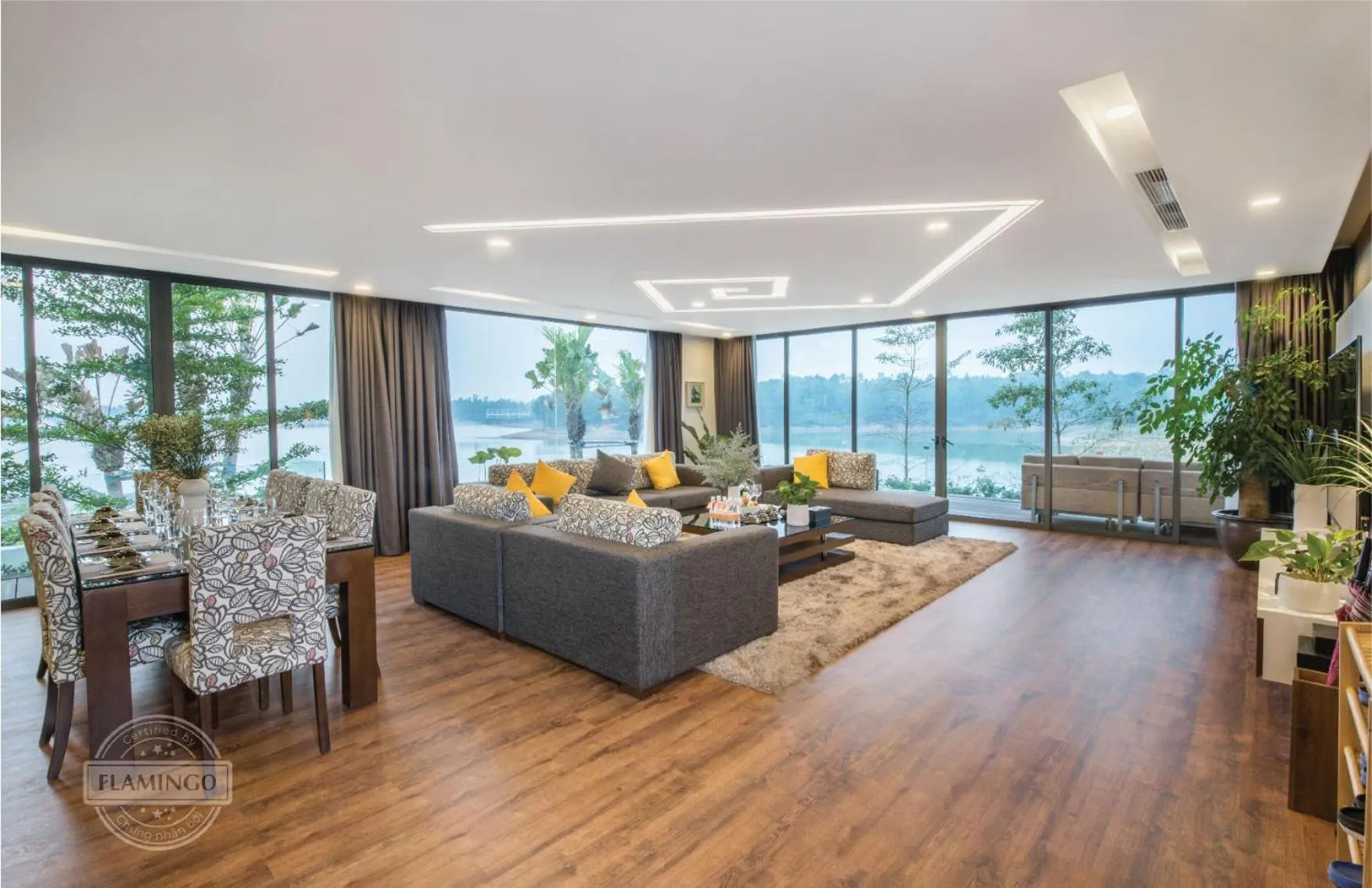 Living room in Flamingo Dai Lai Resort