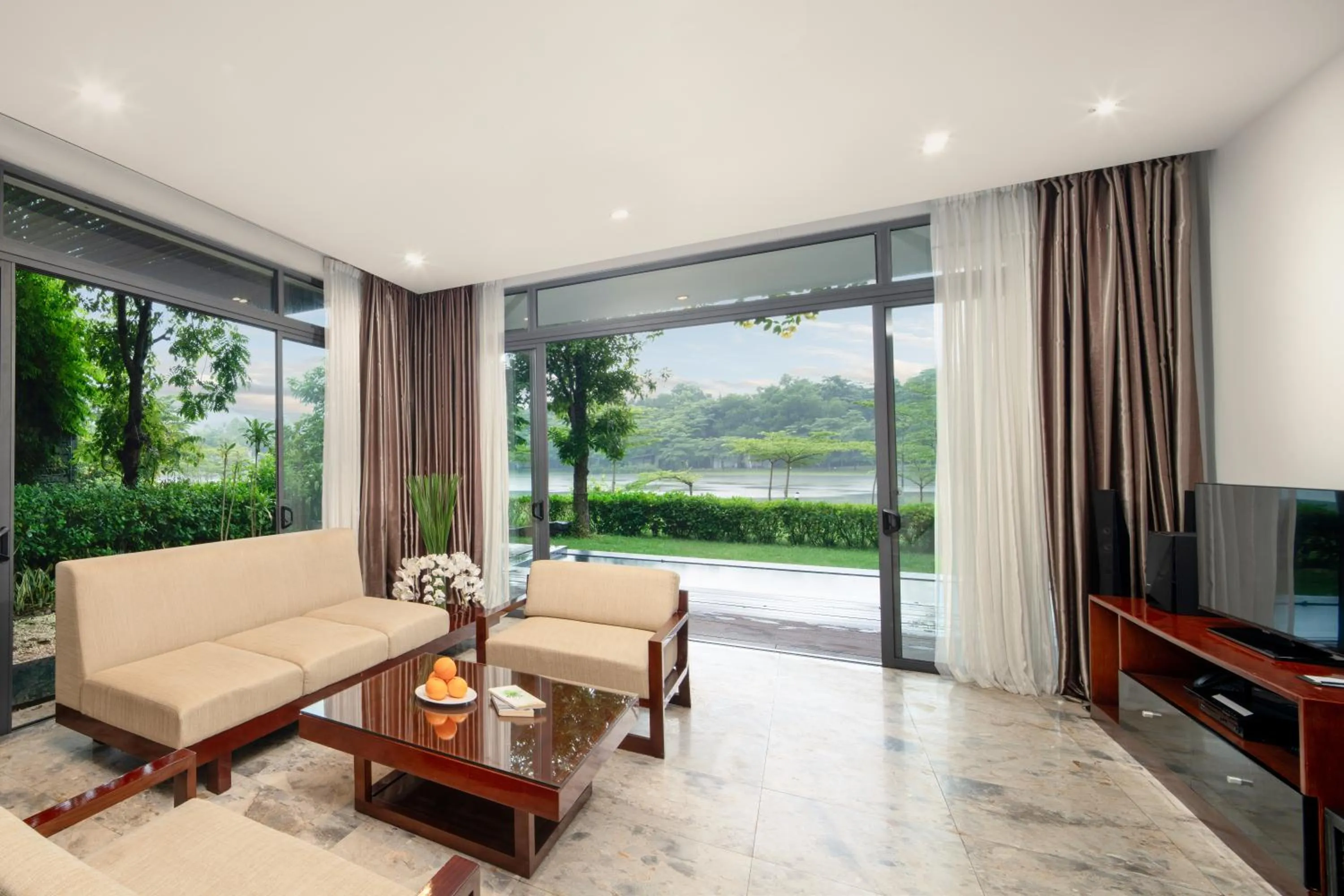 Living room in Flamingo Dai Lai Resort