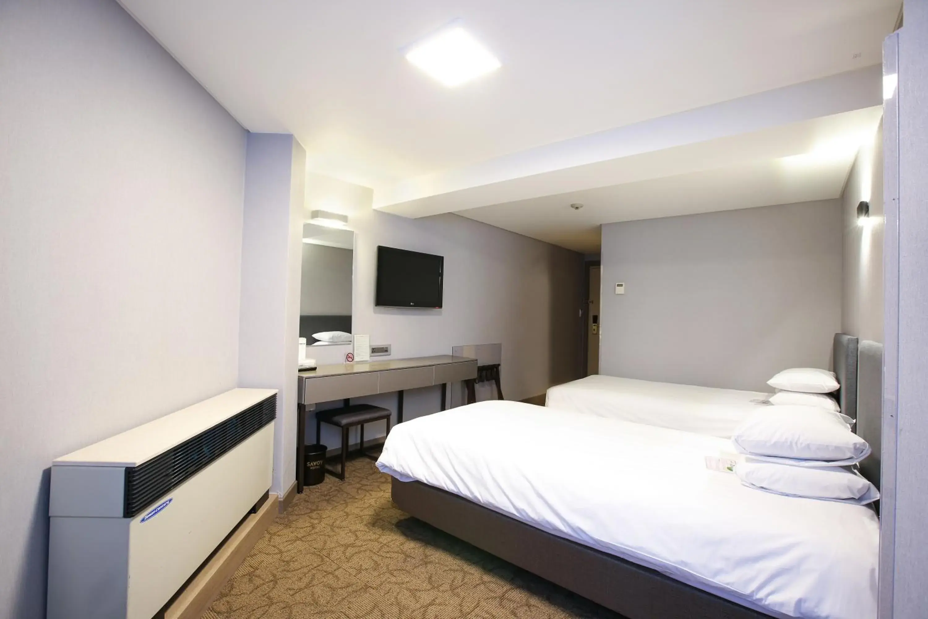 Decorative detail, Bed in Savoy Hotel Myeongdong Decorative detail, Bed in Savoy Hotel Myeongdong