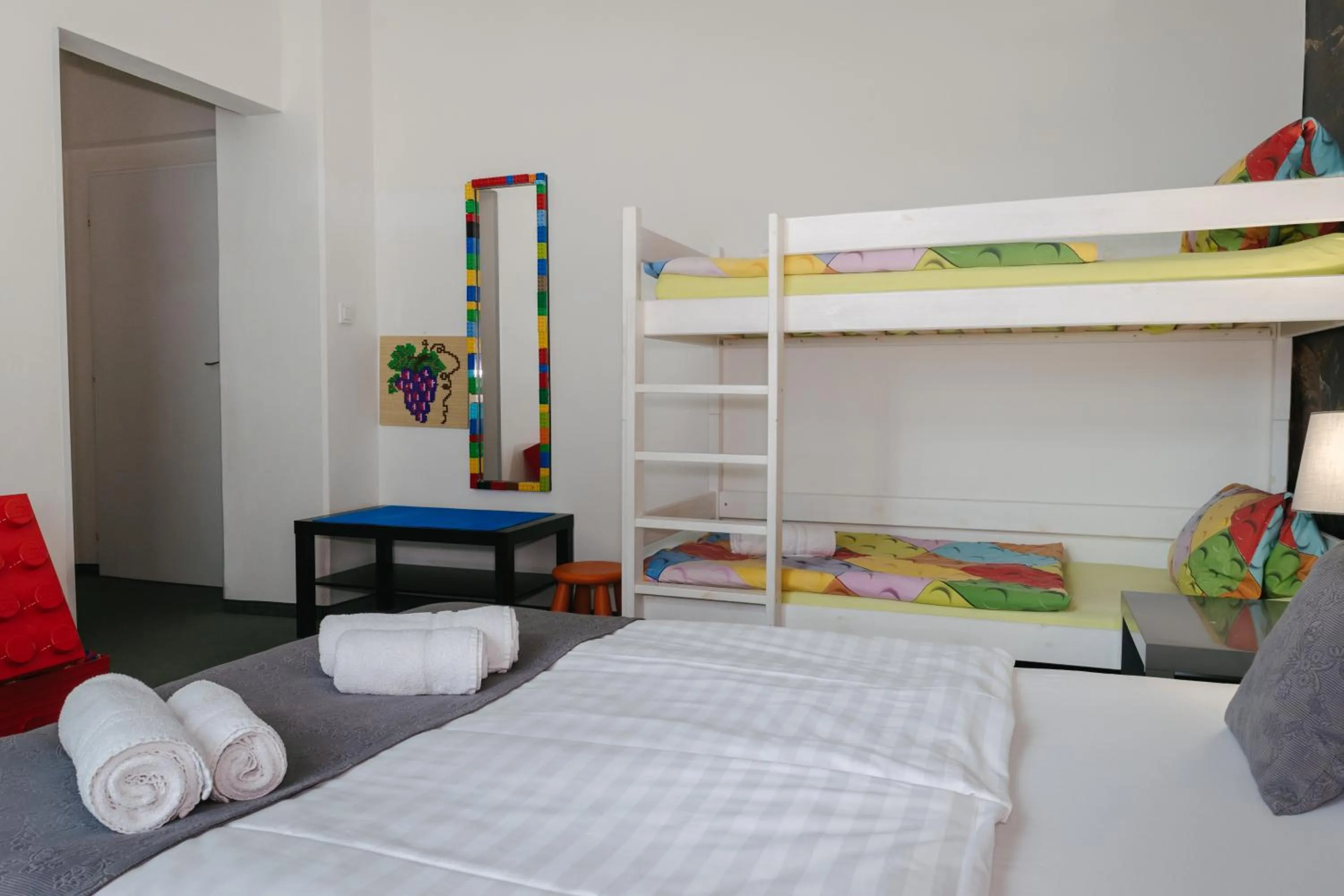 Bed in Hotel a Museum of Bricks