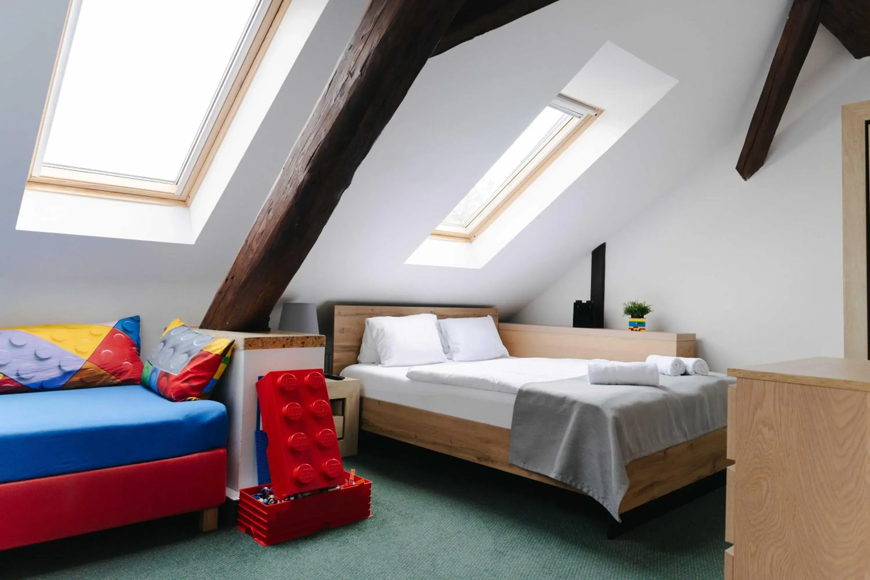 Double Room with Extra Bed in Hotel a Museum of Bricks Double Room with Extra Bed in Hotel a Museum of Bricks