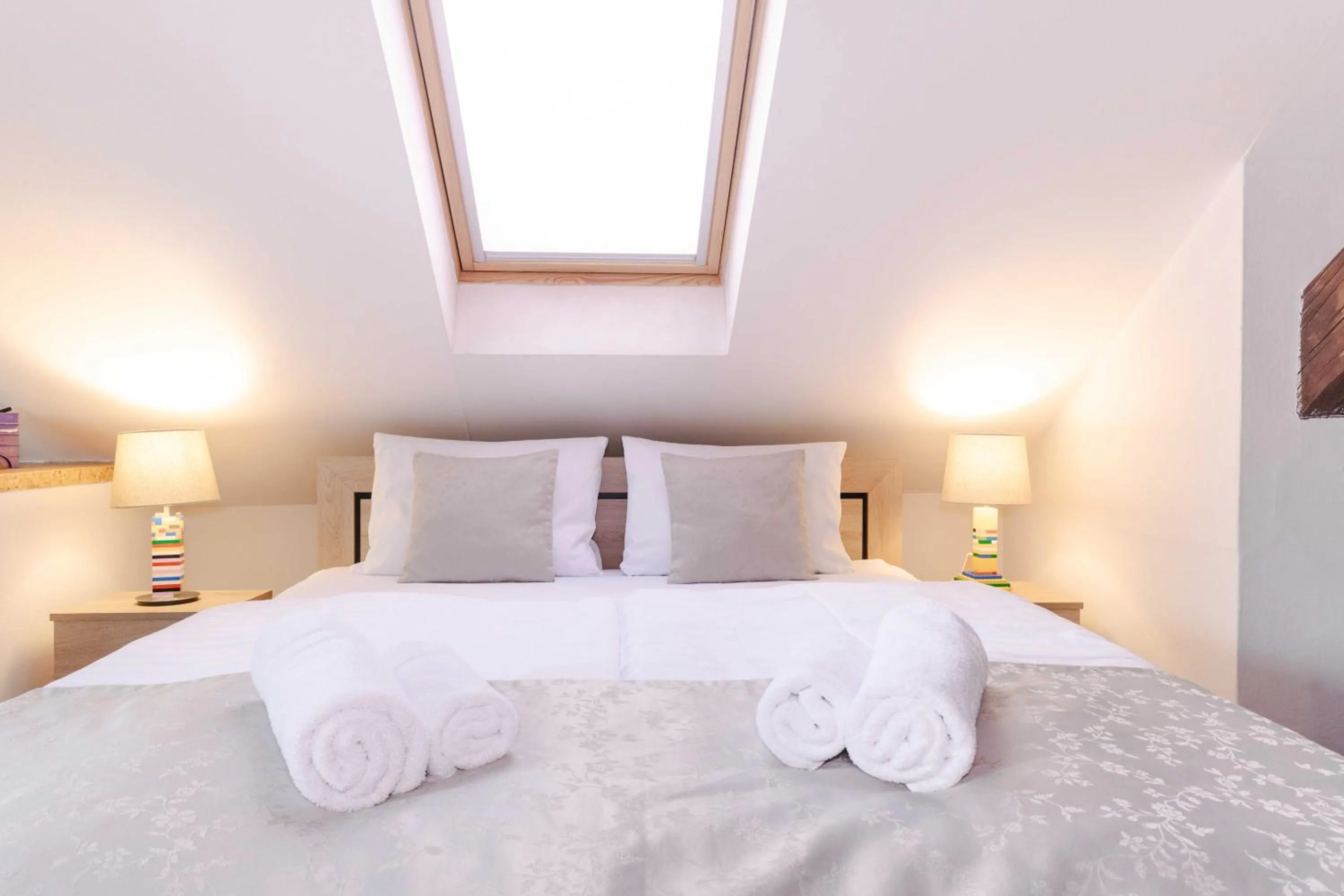 Bed in Hotel a Museum of Bricks