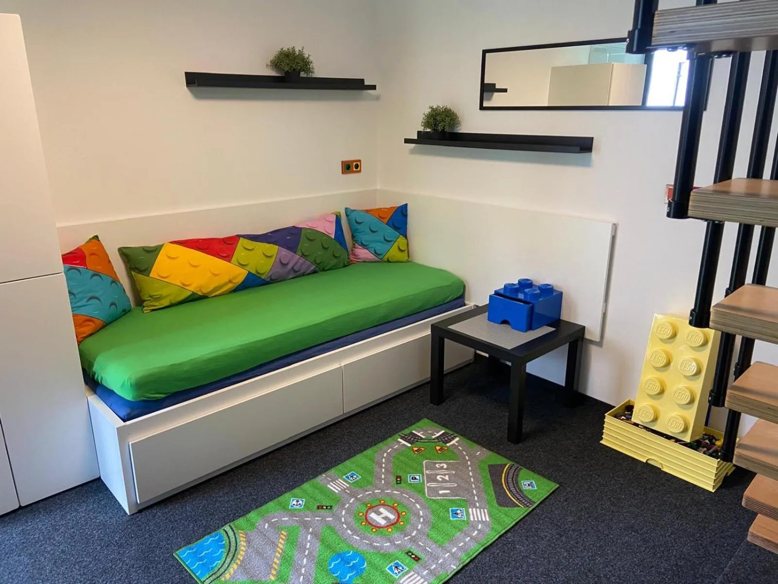 Bed in Hotel a Museum of Bricks