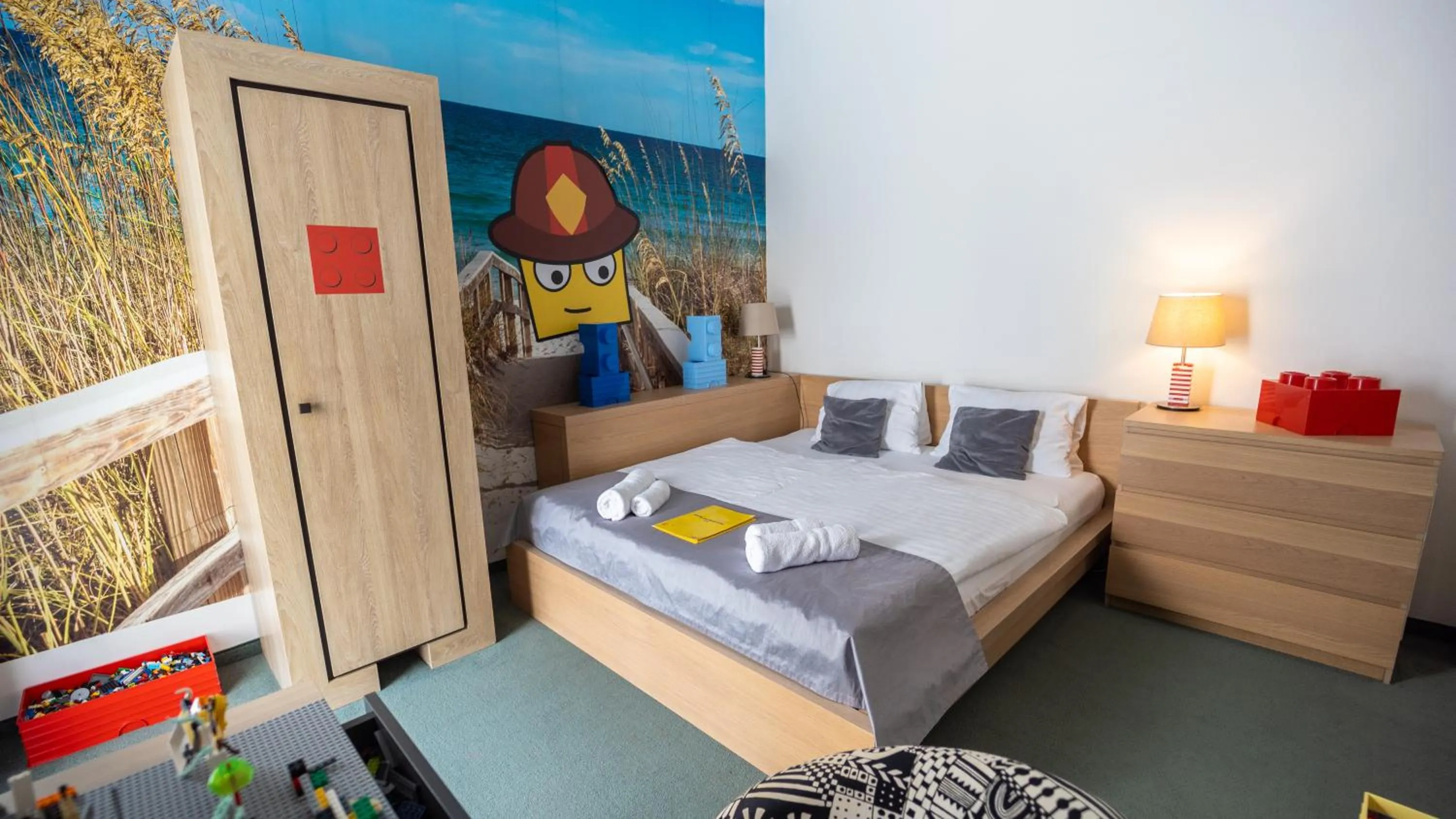 Bed in Hotel a Museum of Bricks