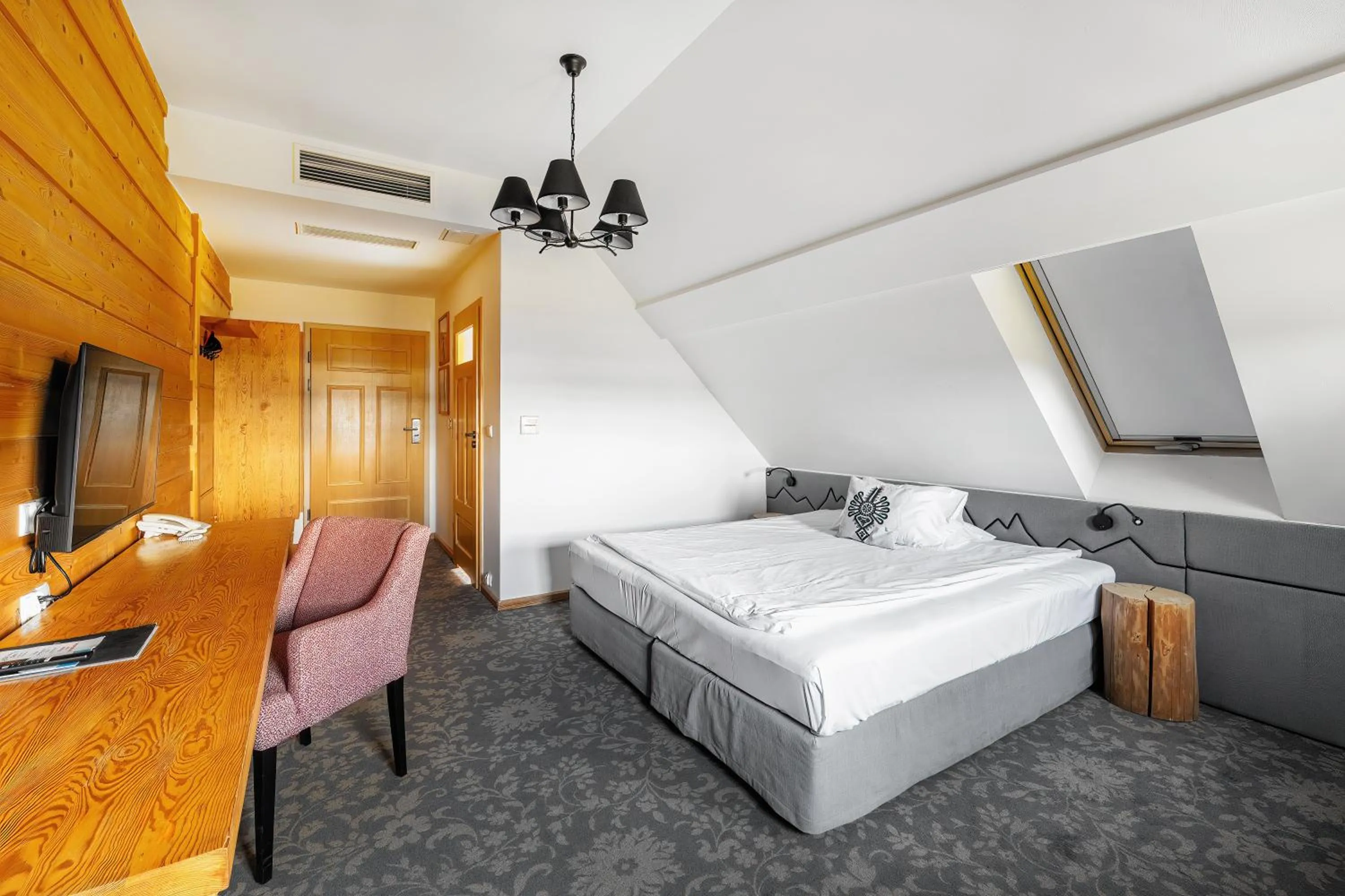 Bed in Hotel Gazdówka Spa