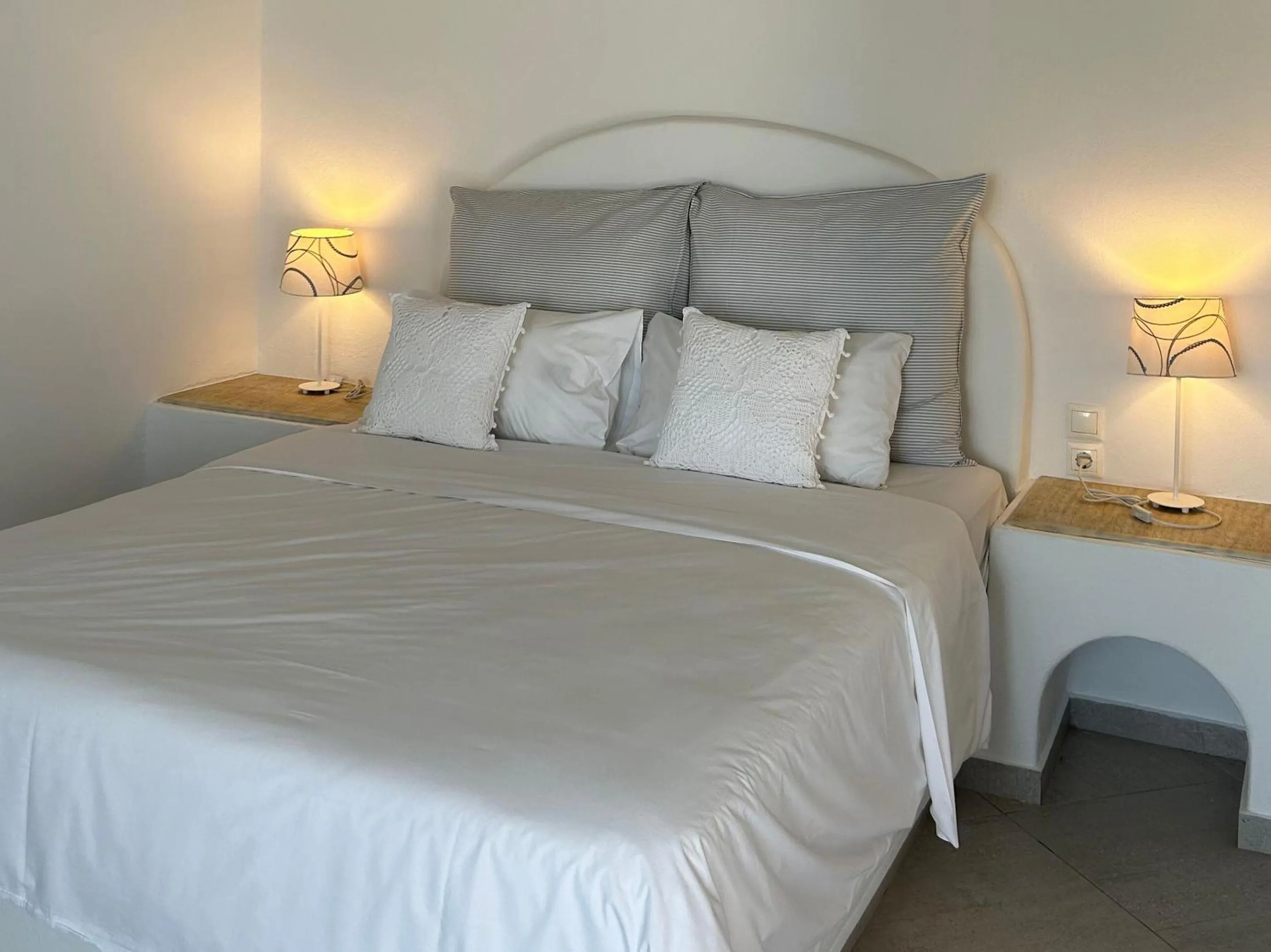 Bed in Mykonos Lolita, A Grecotel Resort to Live