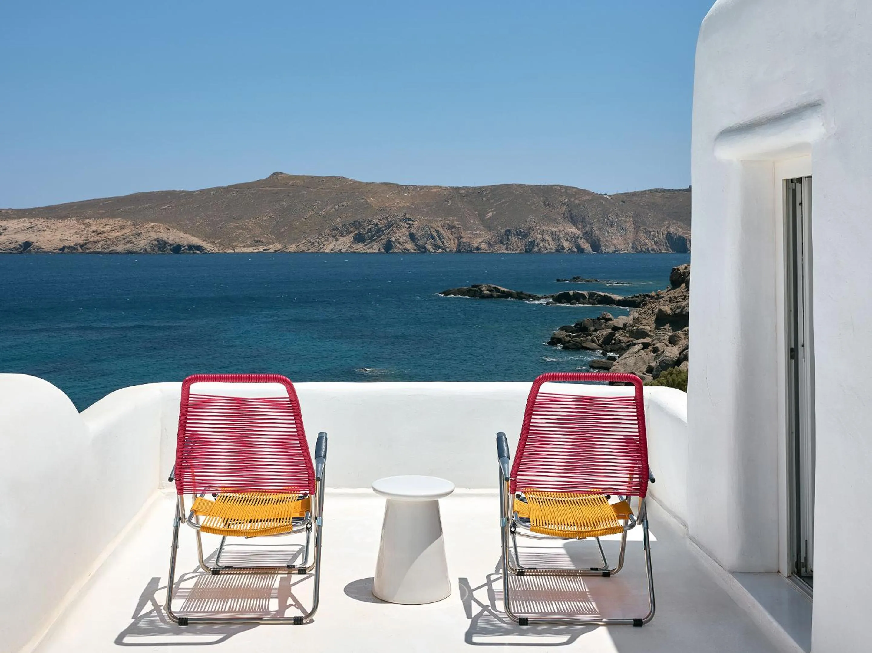 Balcony/Terrace in Mykonos Lolita, A Grecotel Resort to Live