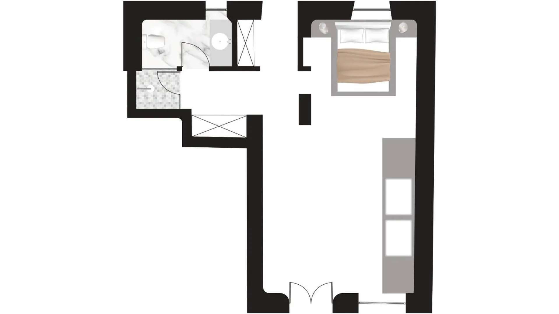 Bathroom in Mykonos Lolita, A Grecotel Resort to Live