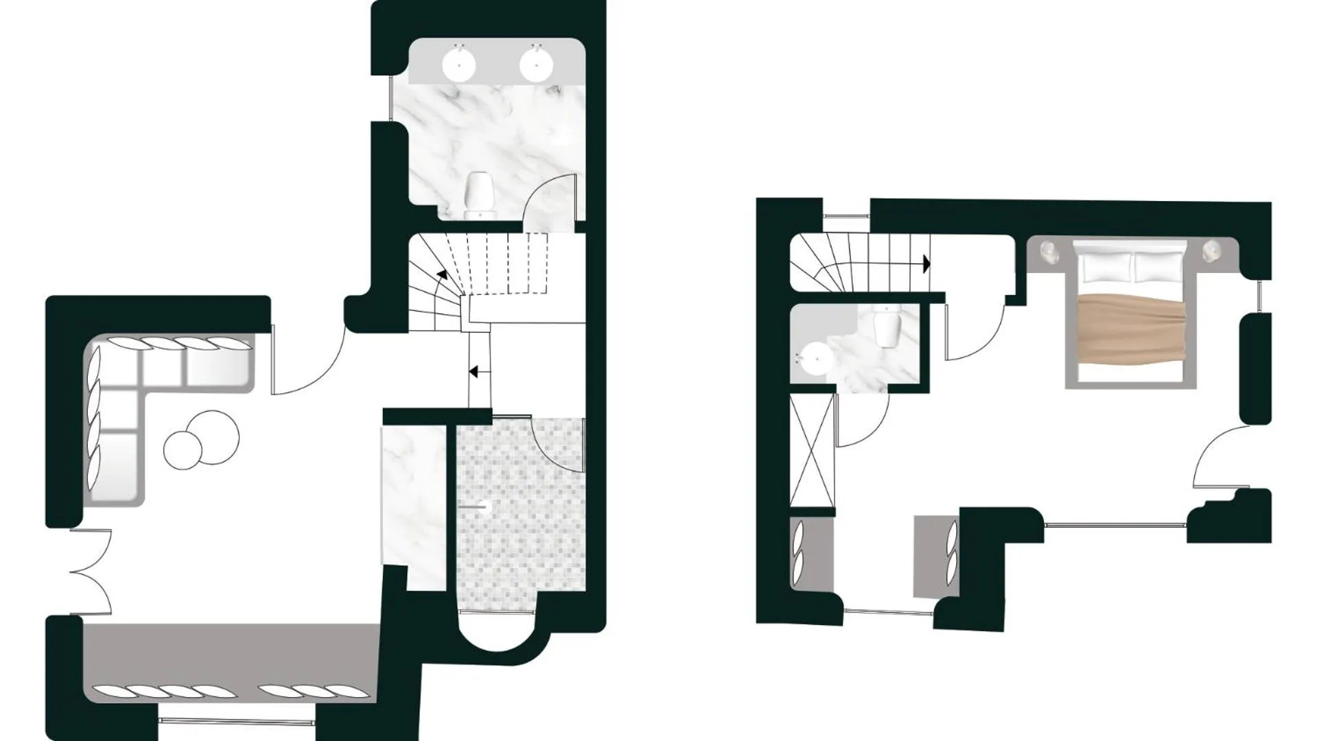 Bathroom in Mykonos Lolita, A Grecotel Resort to Live