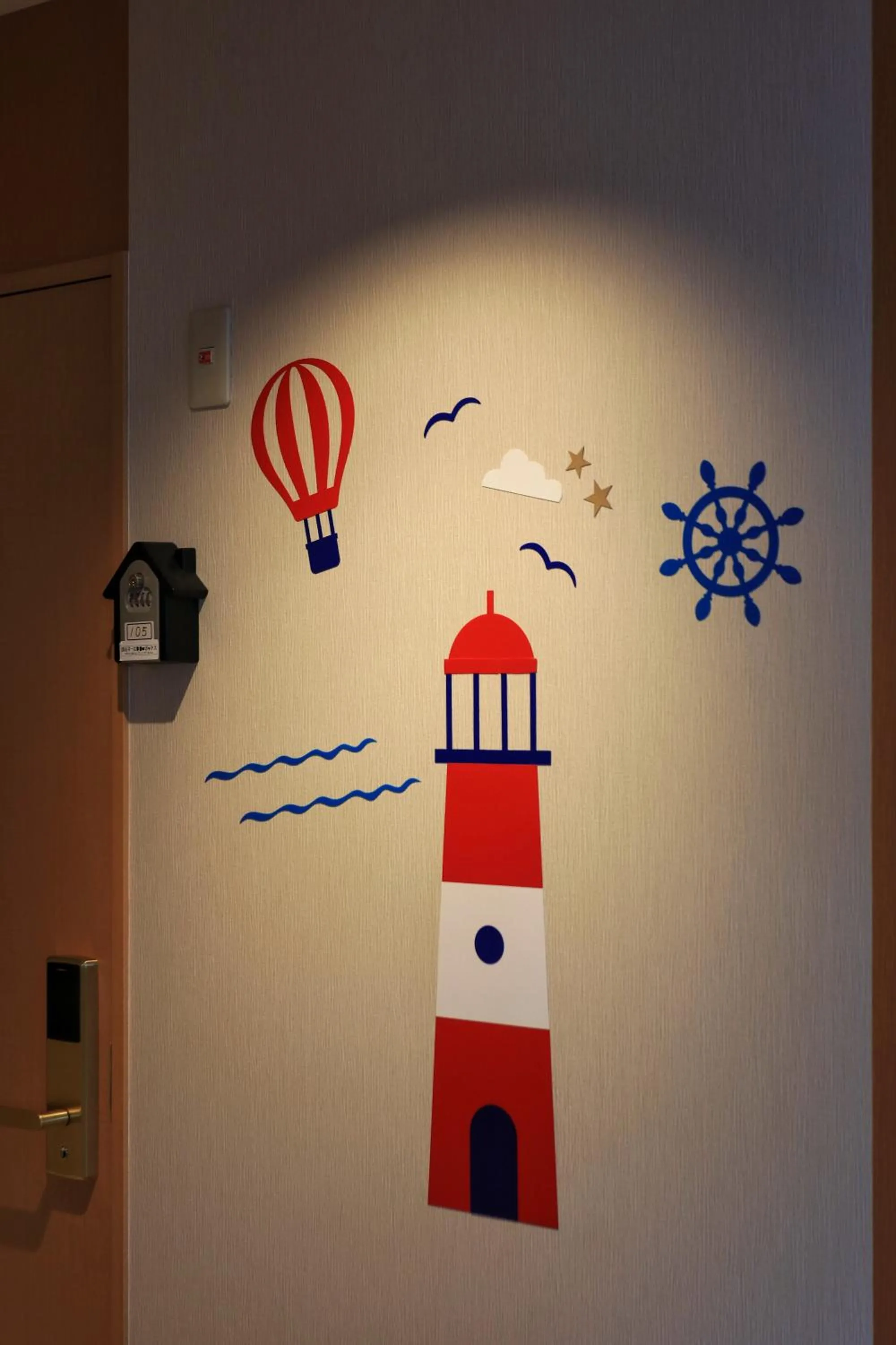 Decorative detail in Kansai Seaside Hotel