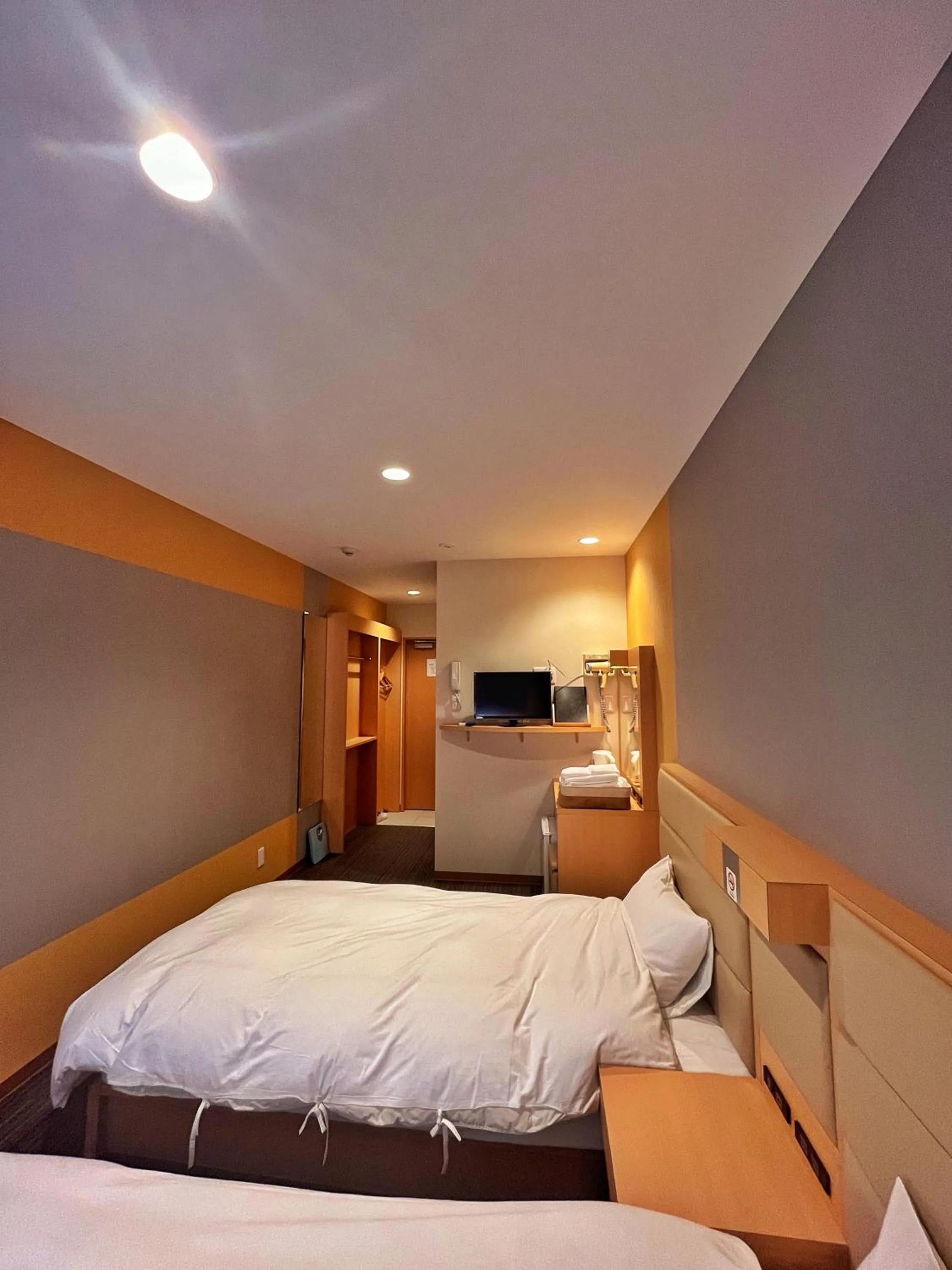 Bed in Kansai Seaside Hotel