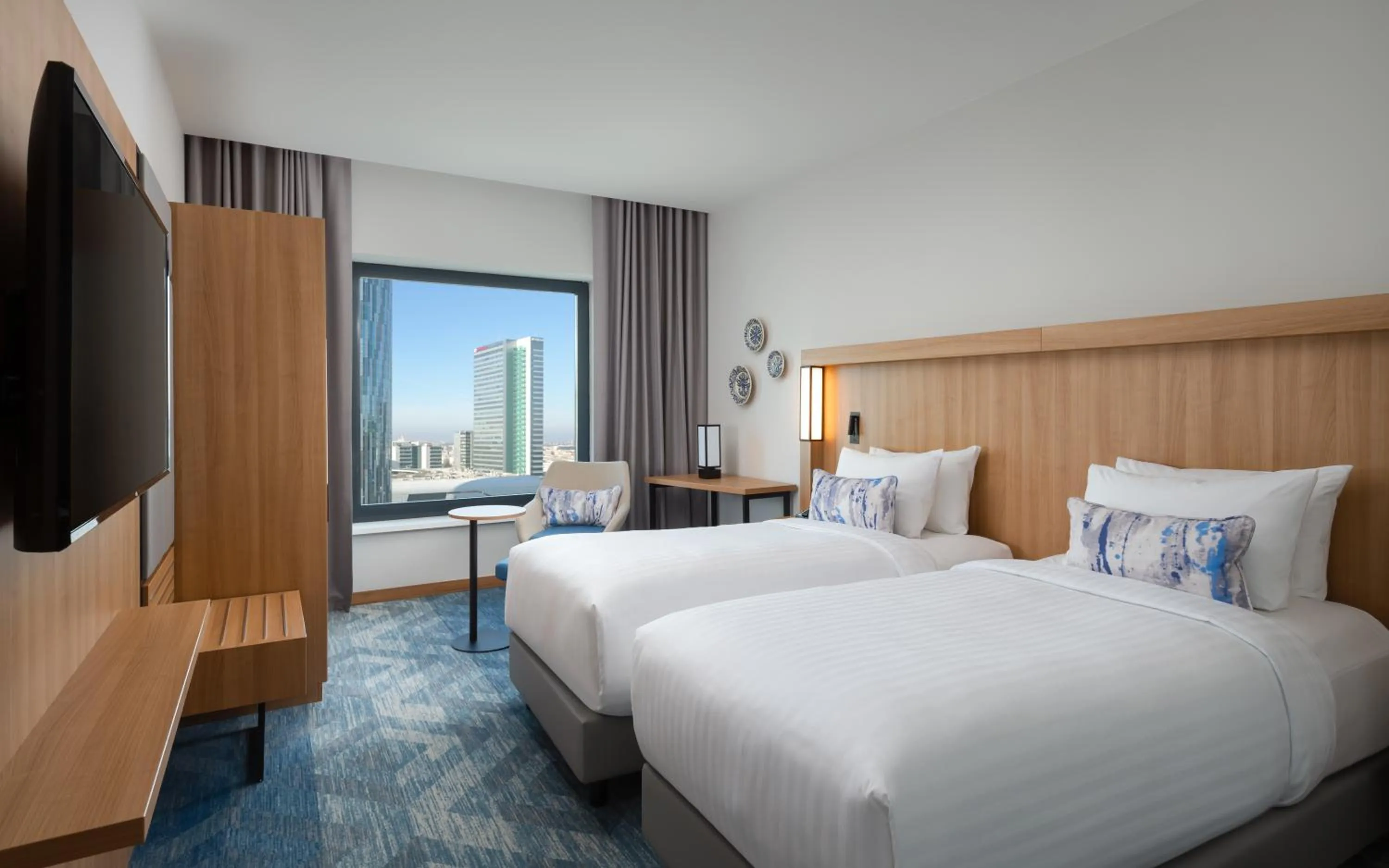 Bedroom, Bed in Courtyard by Marriott Bucharest Floreasca