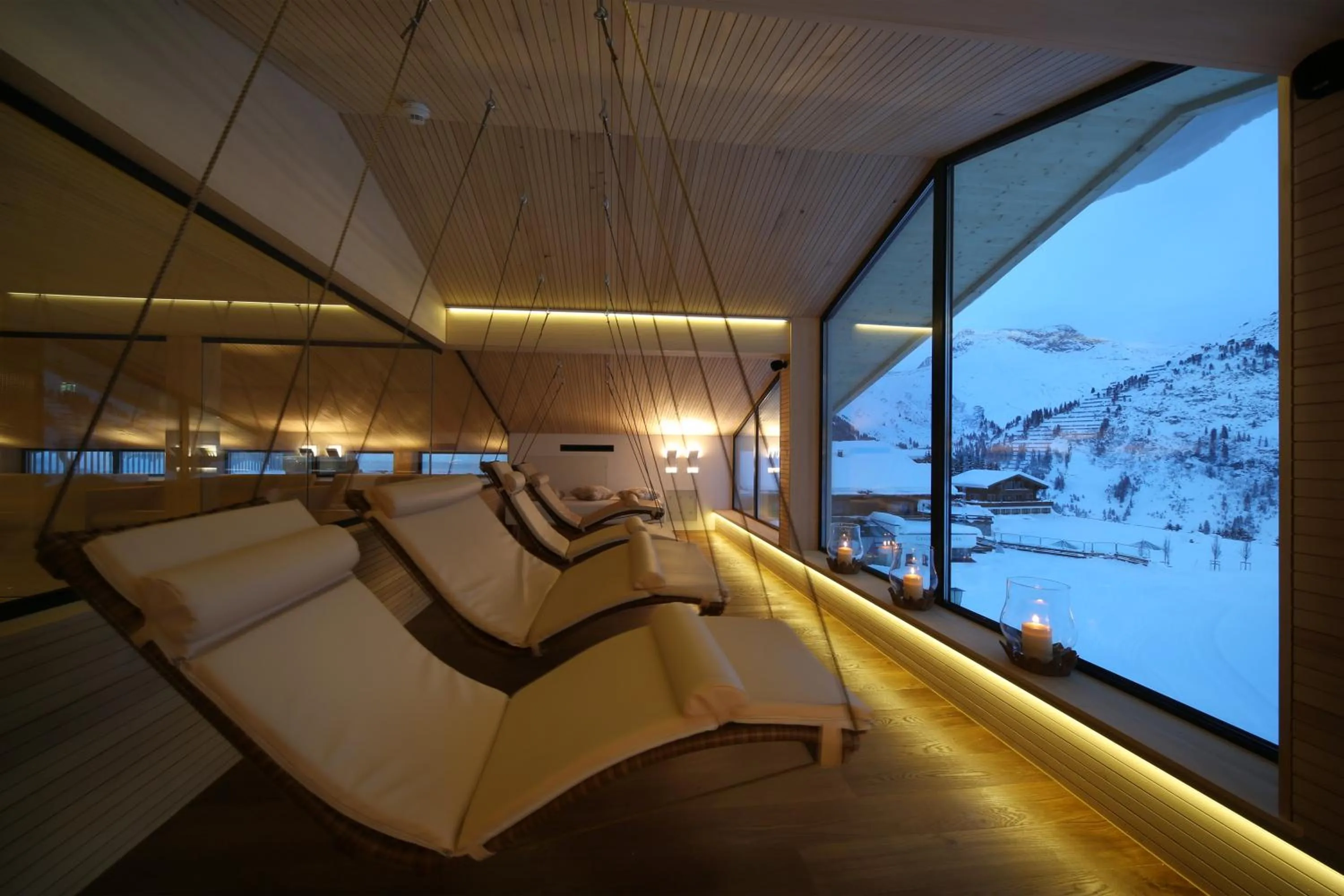 Spa and wellness centre/facilities in Hotel Bergkristall Oberlech