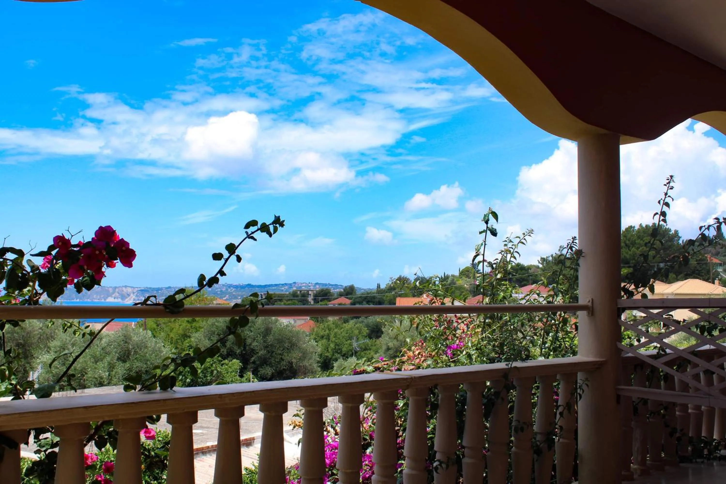 Balcony/Terrace in Marinos Studios at Lourdata village