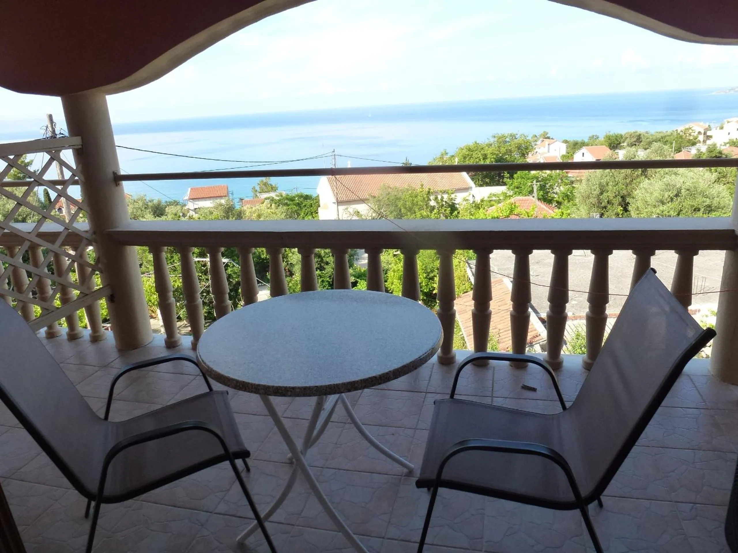 Balcony/Terrace in Marinos Studios at Lourdata village