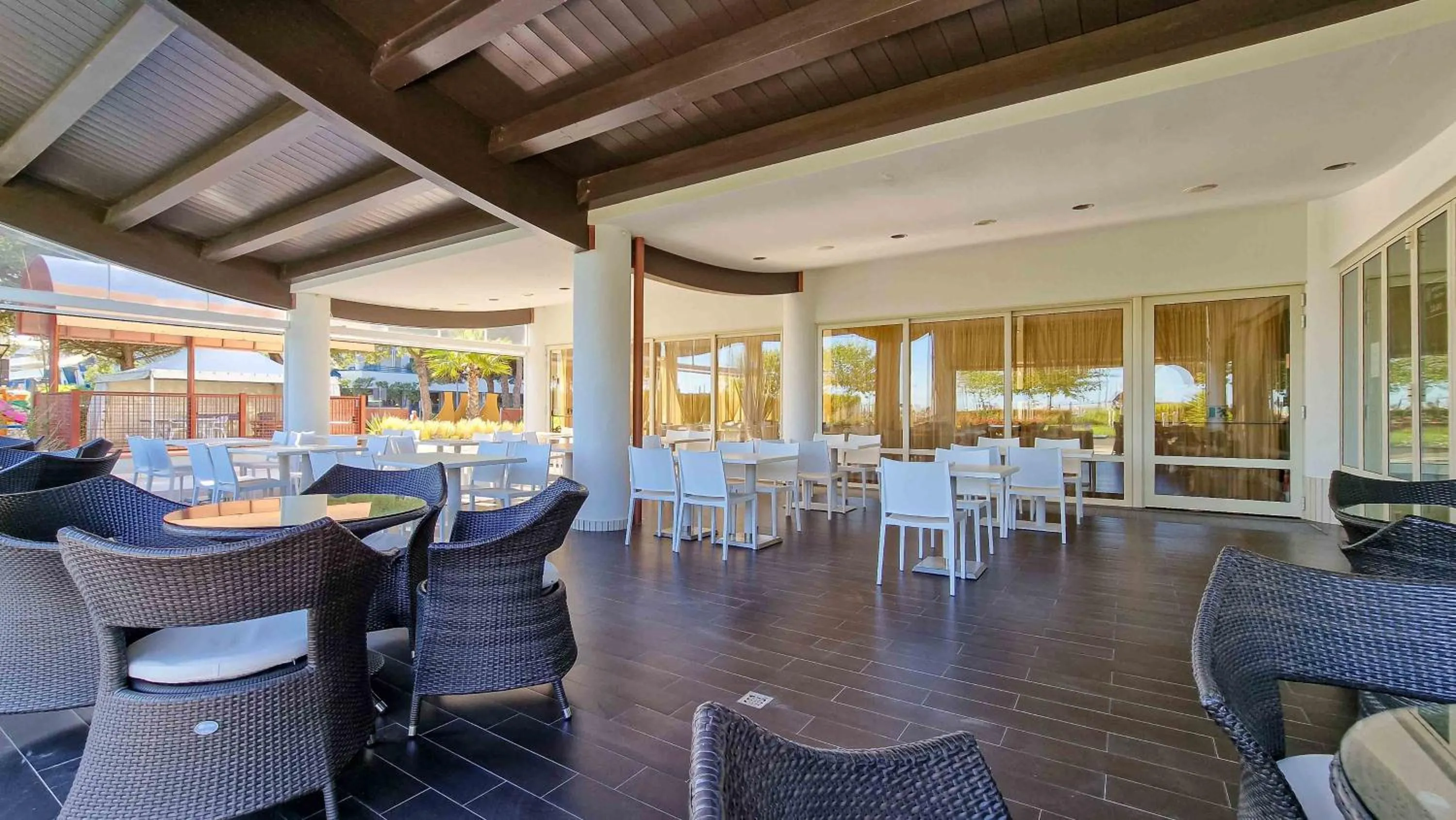 Patio in Ashanti Aparthotel Wellness&Spa