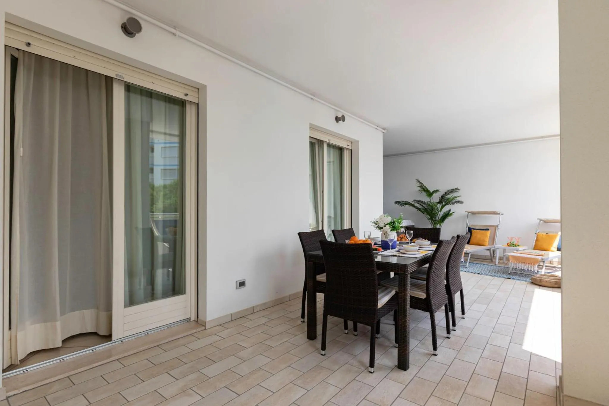 Balcony/Terrace in Ashanti Aparthotel Wellness&Spa