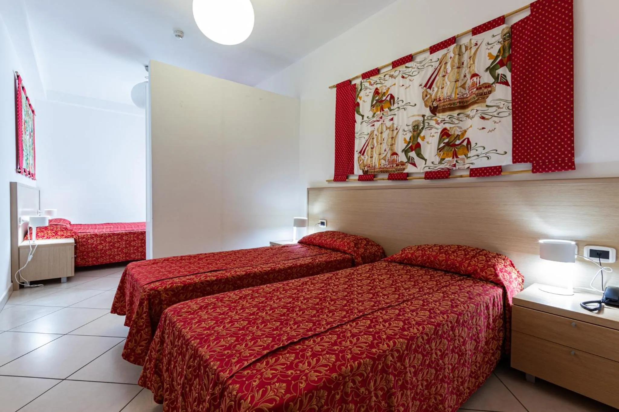 Bed in Ashanti Aparthotel Wellness&Spa