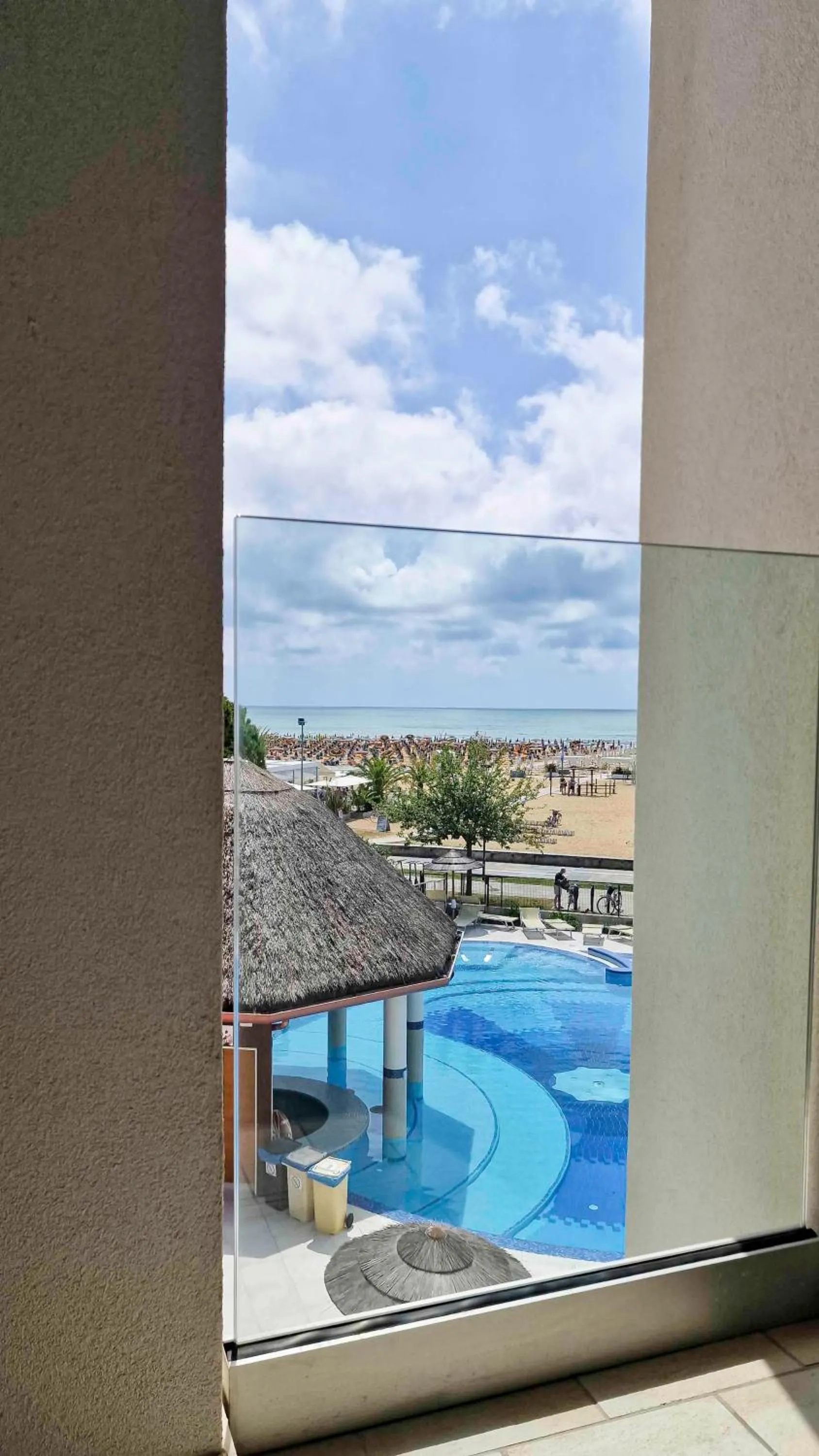 Balcony/Terrace in Ashanti Aparthotel Wellness&Spa