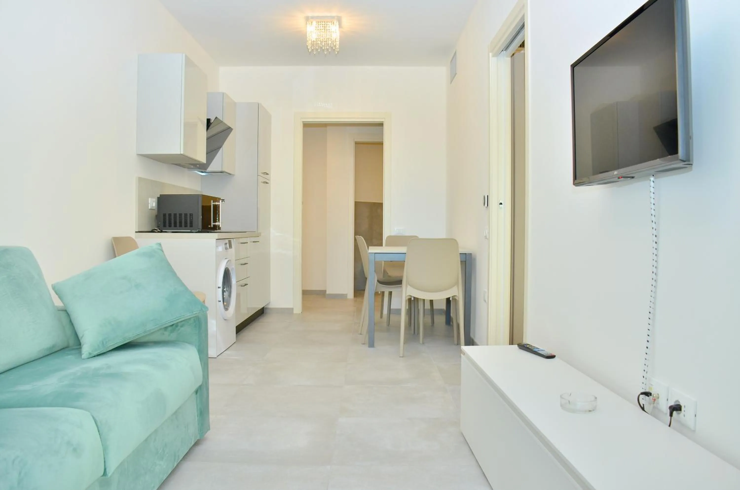 Kitchen or kitchenette in Ashanti Aparthotel Wellness&Spa
