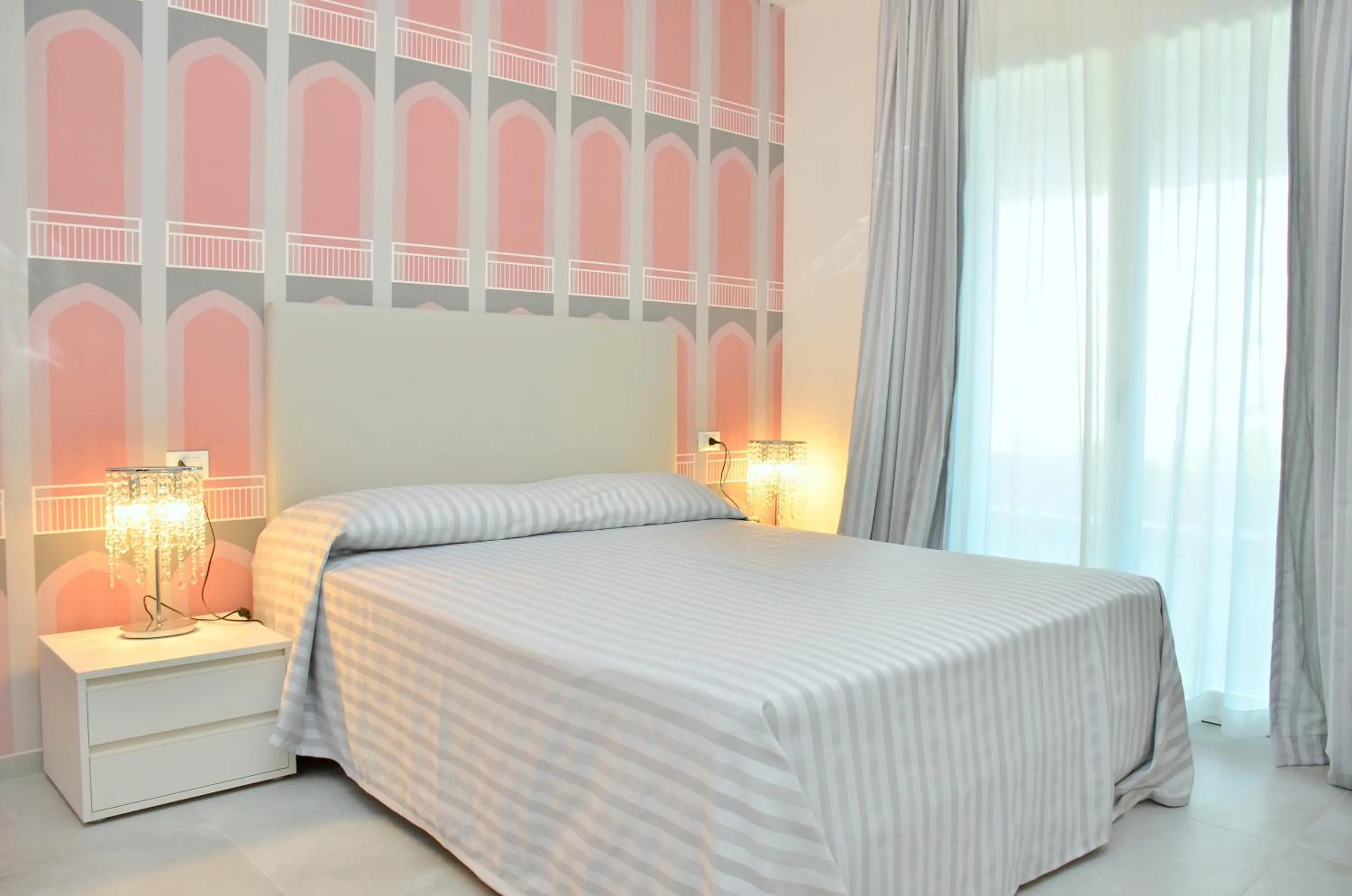 Bed in Ashanti Aparthotel Wellness&Spa