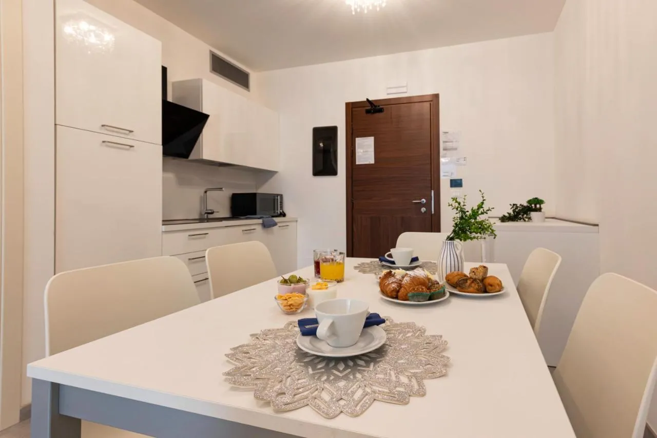 Kitchen or kitchenette in Ashanti Aparthotel Wellness&Spa