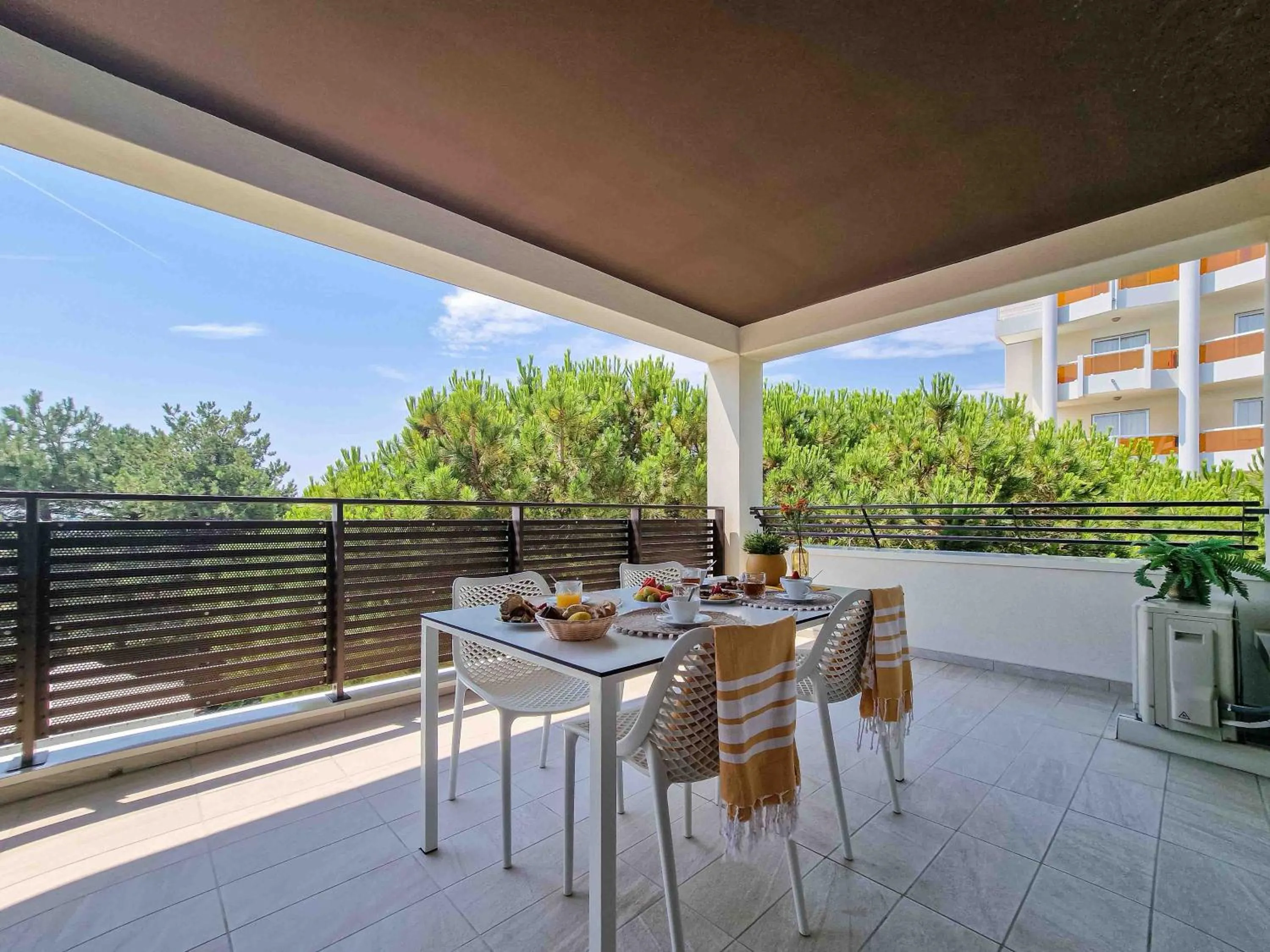 Balcony/Terrace in Ashanti Aparthotel Wellness&Spa
