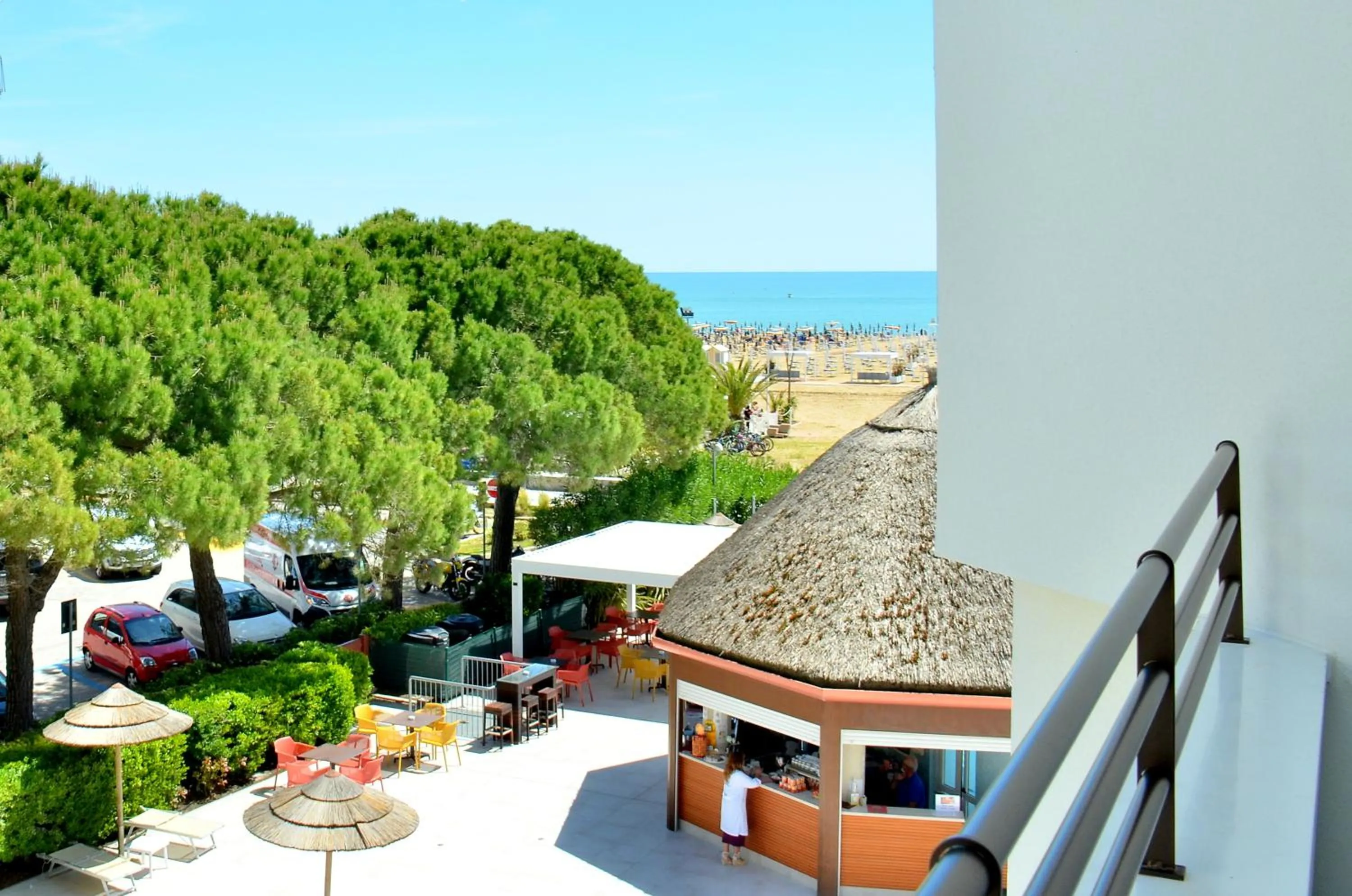 Balcony/Terrace in Ashanti Aparthotel Wellness&Spa