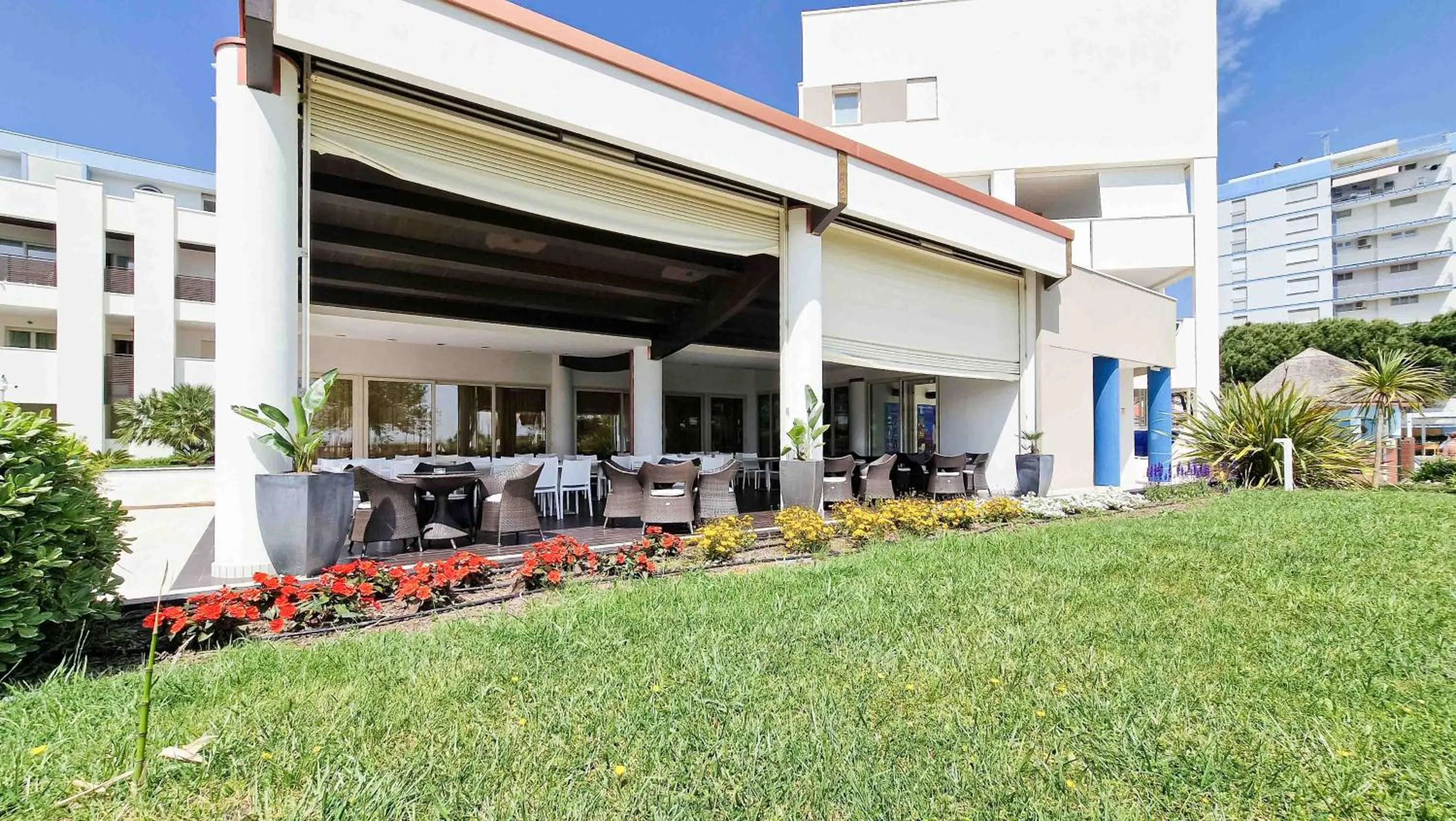 Patio in Ashanti Aparthotel Wellness&Spa
