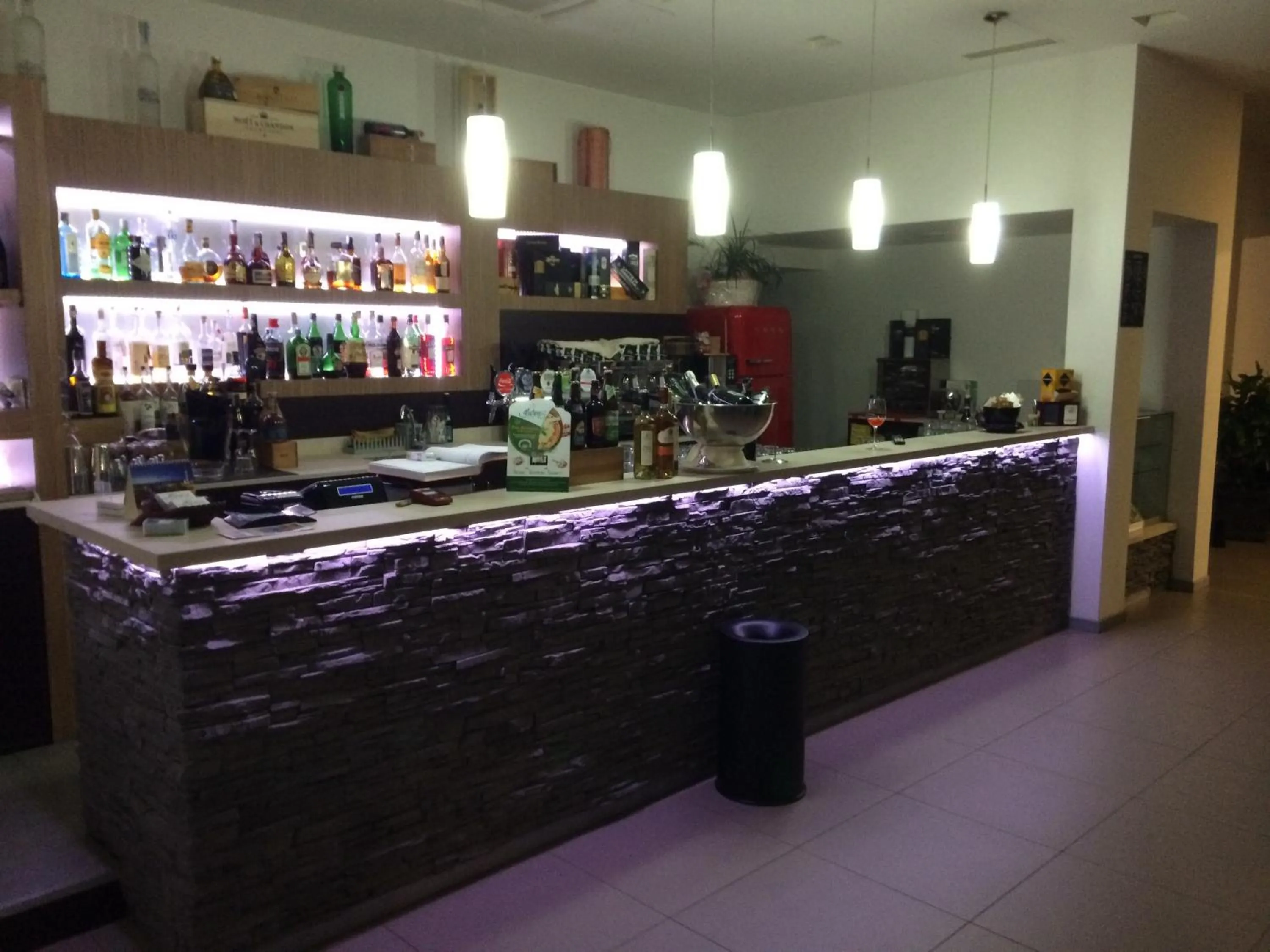 Drinks in Blue Hotel