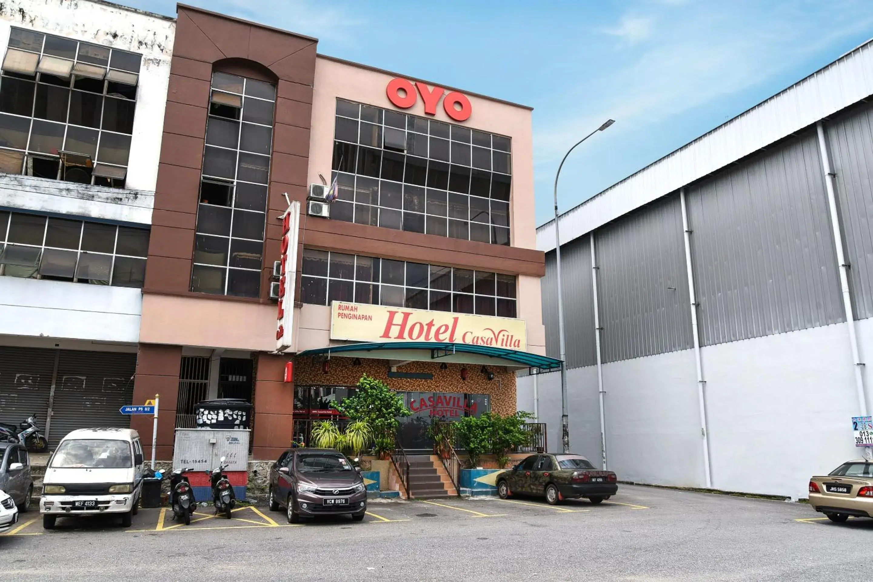 Facade/entrance in Hotel O Casavilla Hotel Facade/entrance in Hotel O Casavilla Hotel